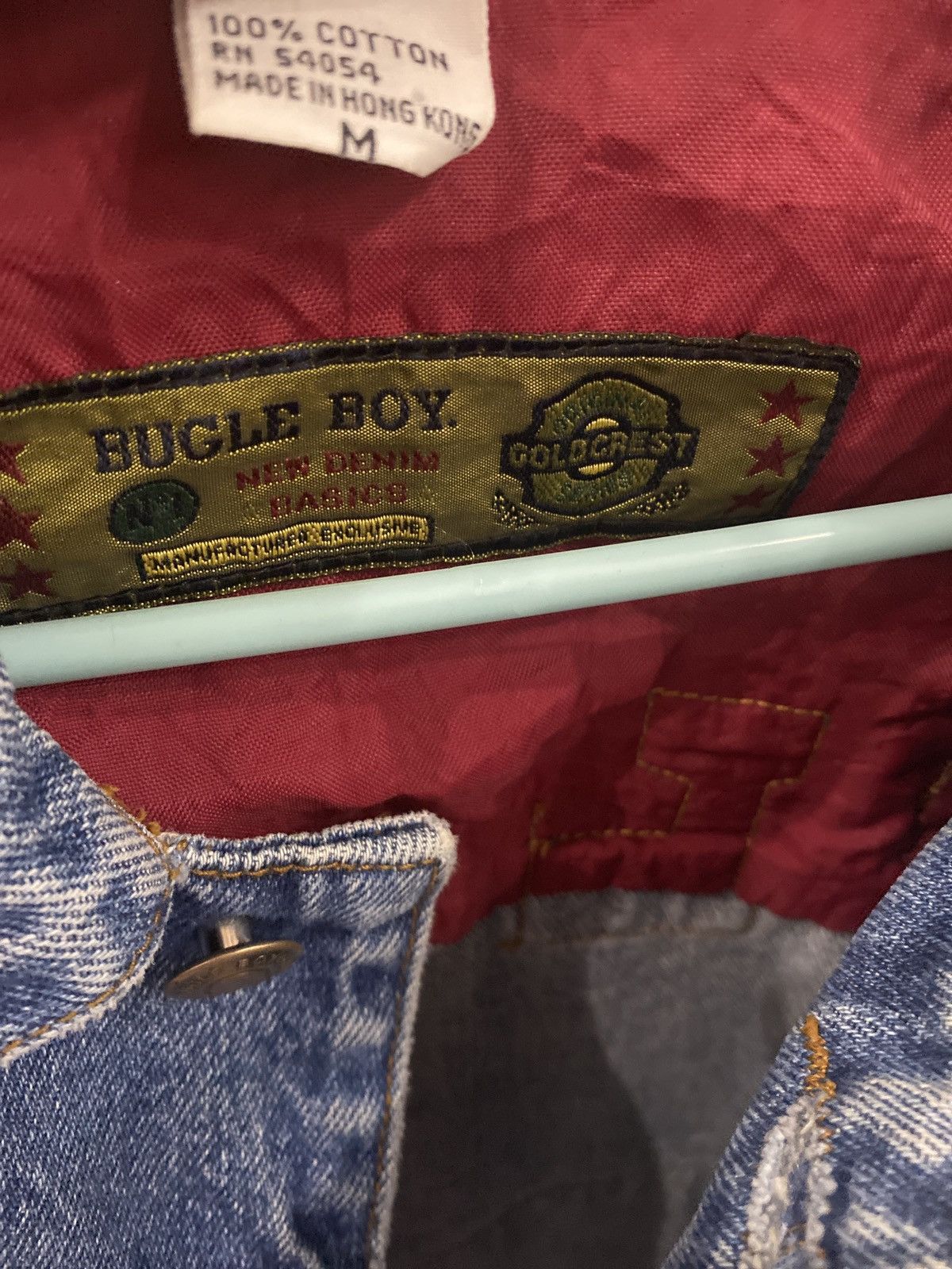 Bugle Boy Vintage 91’ Bugle Boy Denim Jacket Size US M / EU 48-50 / 2 - 2 Thumbnail