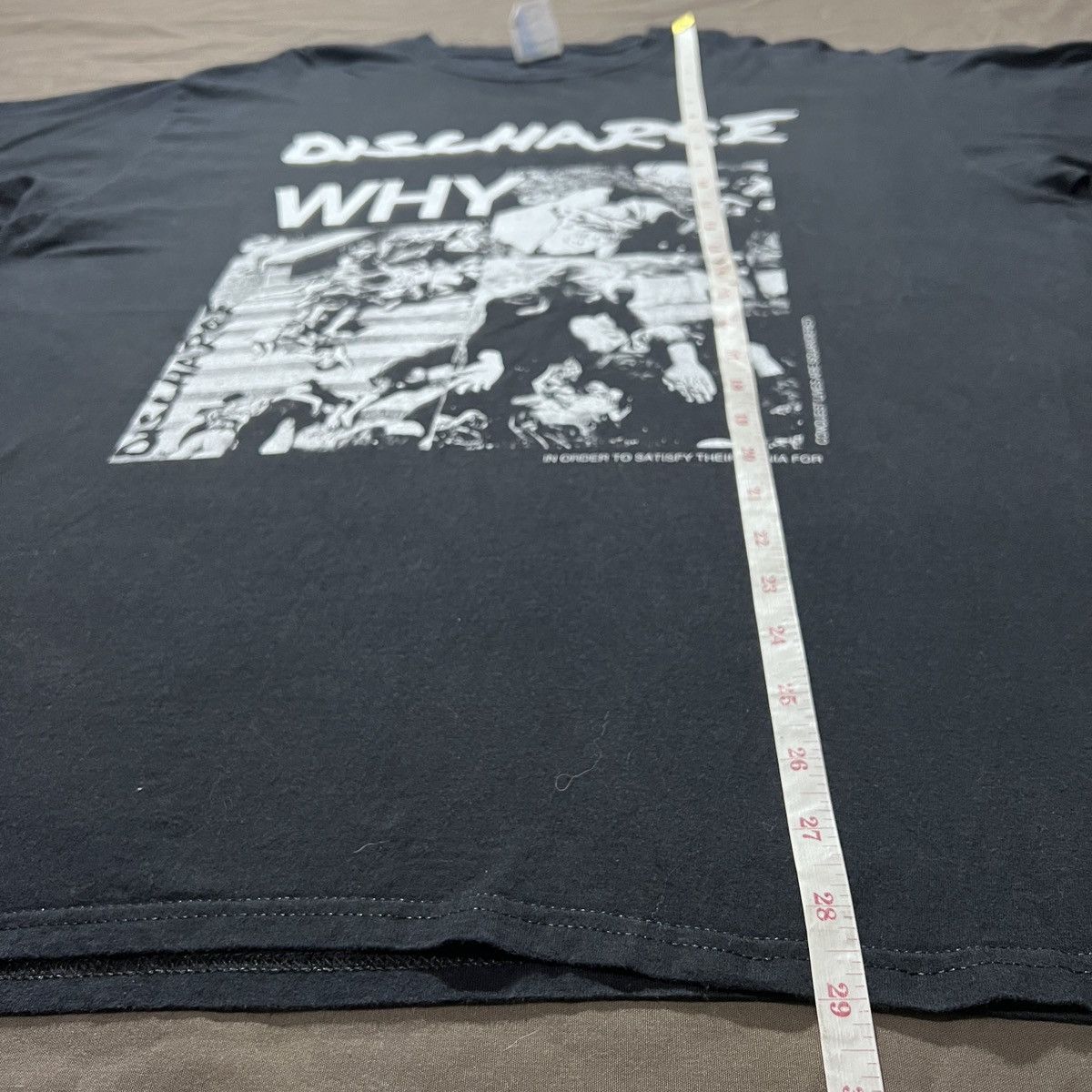 Band Tees Vintage Y2K Discharge Hardcore Punk Band Promo Tee XL Size US XL / EU 56 / 4 - 7 Thumbnail