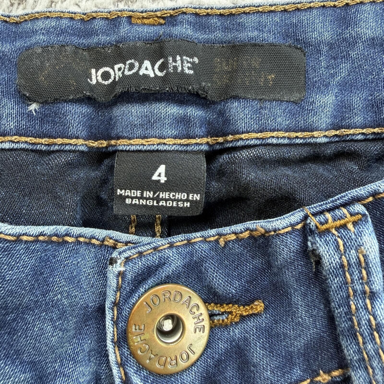 Jordache Women’s Jordache Skinny Jeans 4 Stretch Denim Medium Wash Size 27" / US 4 / IT 40 - 4 Thumbnail