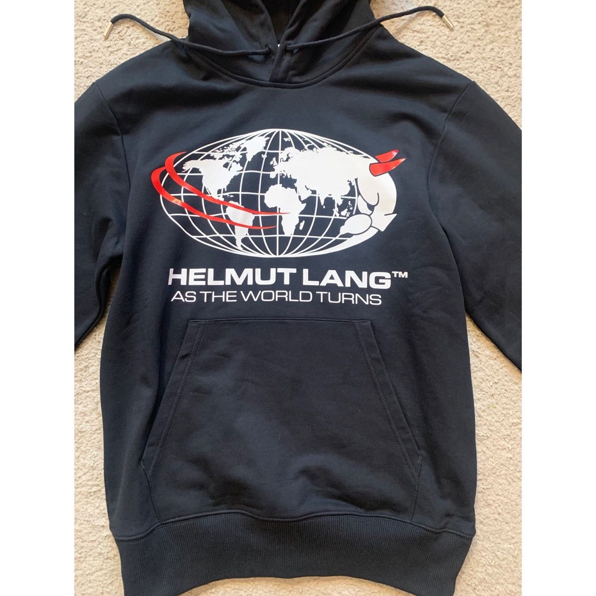 Helmut Lang HELMUT LANG AS THE WORLD TURNS HOODIE Size US S / EU 44-46 / 1 - 8 Thumbnail