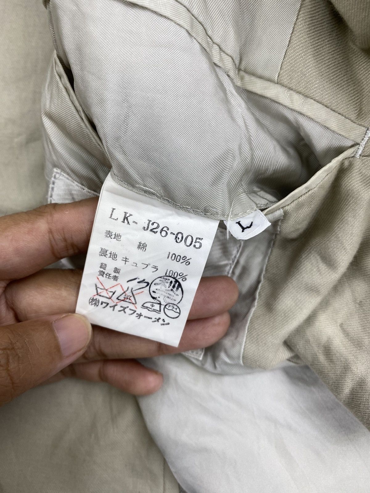 Yohji Yamamoto Yohji Yamamoto LQ Y’s For Men Double Button Blazer Size US M / EU 48-50 / 2 - 10 Thumbnail