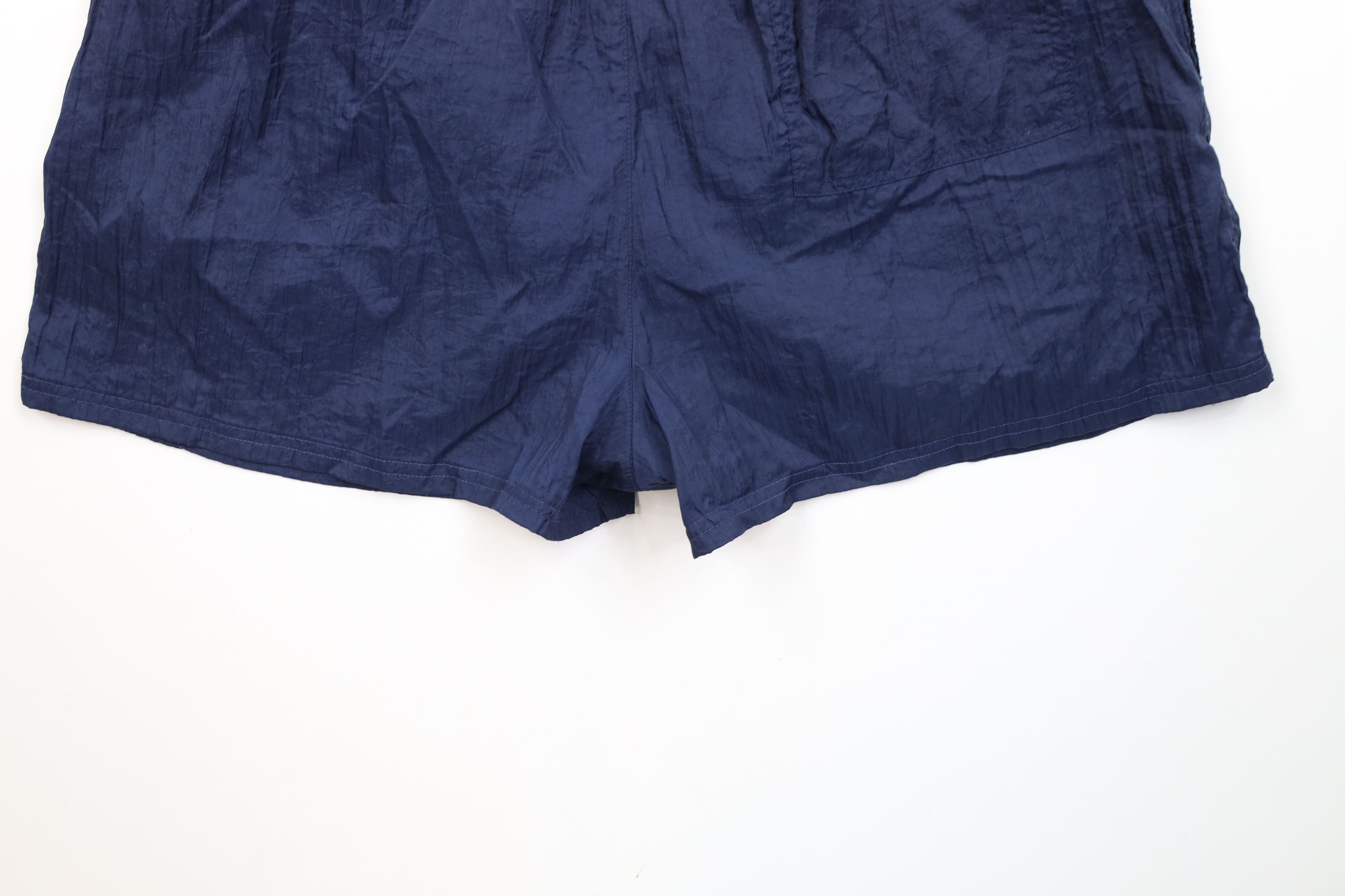 Reebok × Vintage Vintage 90s Reebok Above Knee Shorts Baggies Blue Nylon Size US 34 / EU 50 - 12 Thumbnail