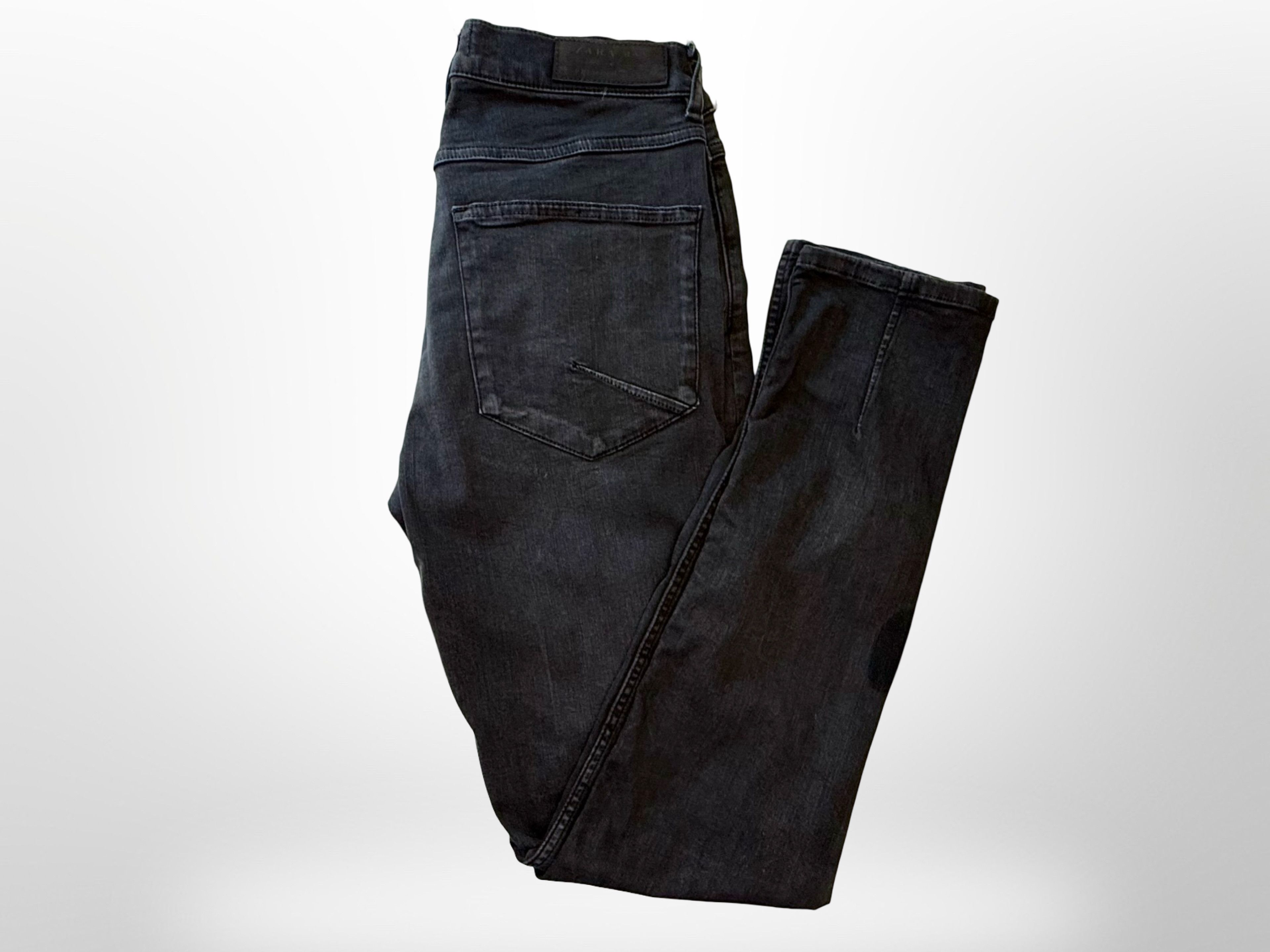 Zara Zara Black Skinny Jeans with Premium Wash Size US 29 - 1 Thumbnail