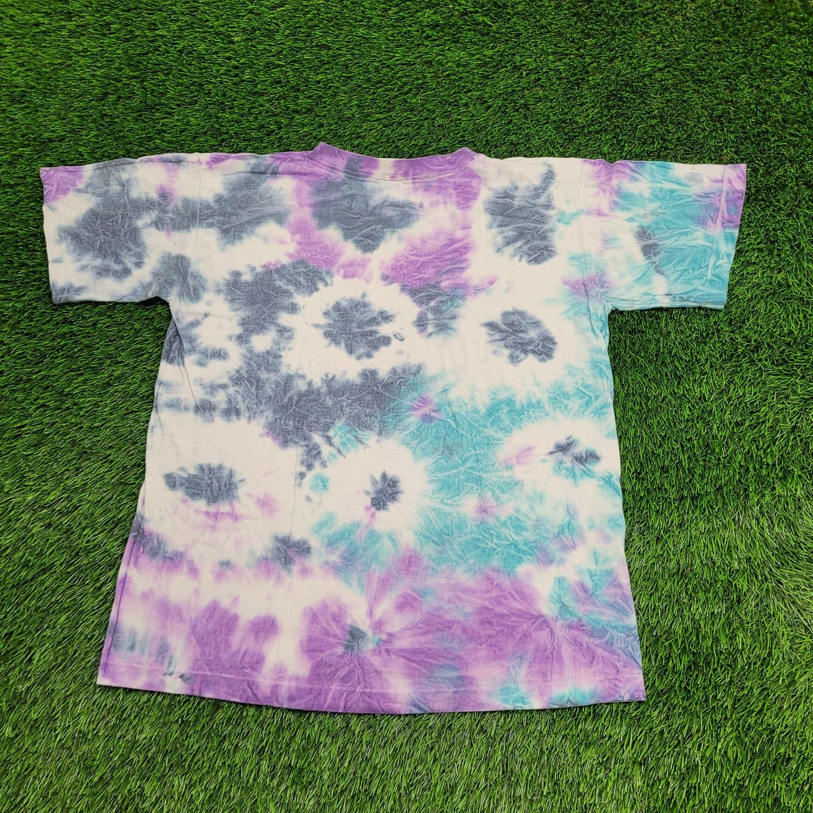 Vintage VTG 90s Tie-Dye T-Shirt Mens L Single Stitch USA Skater Size US L / EU 52-54 / 3 - 5 Thumbnail