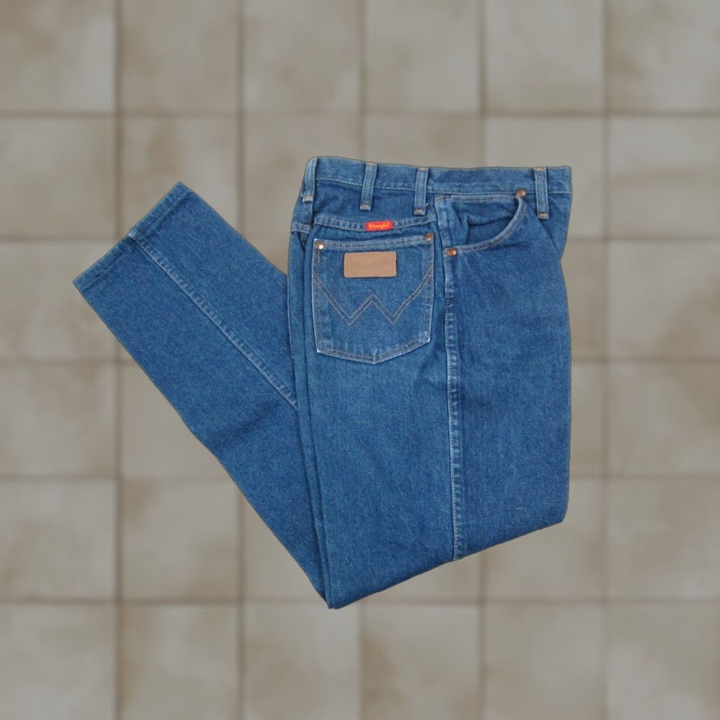 Wrangler Vintage Wrangler Jeans Teens 5/6 x 36 Blue Junior Western Cowgirl Size 6 Regular Size 28" / US 6 / IT 42 - 1 Thumbnail