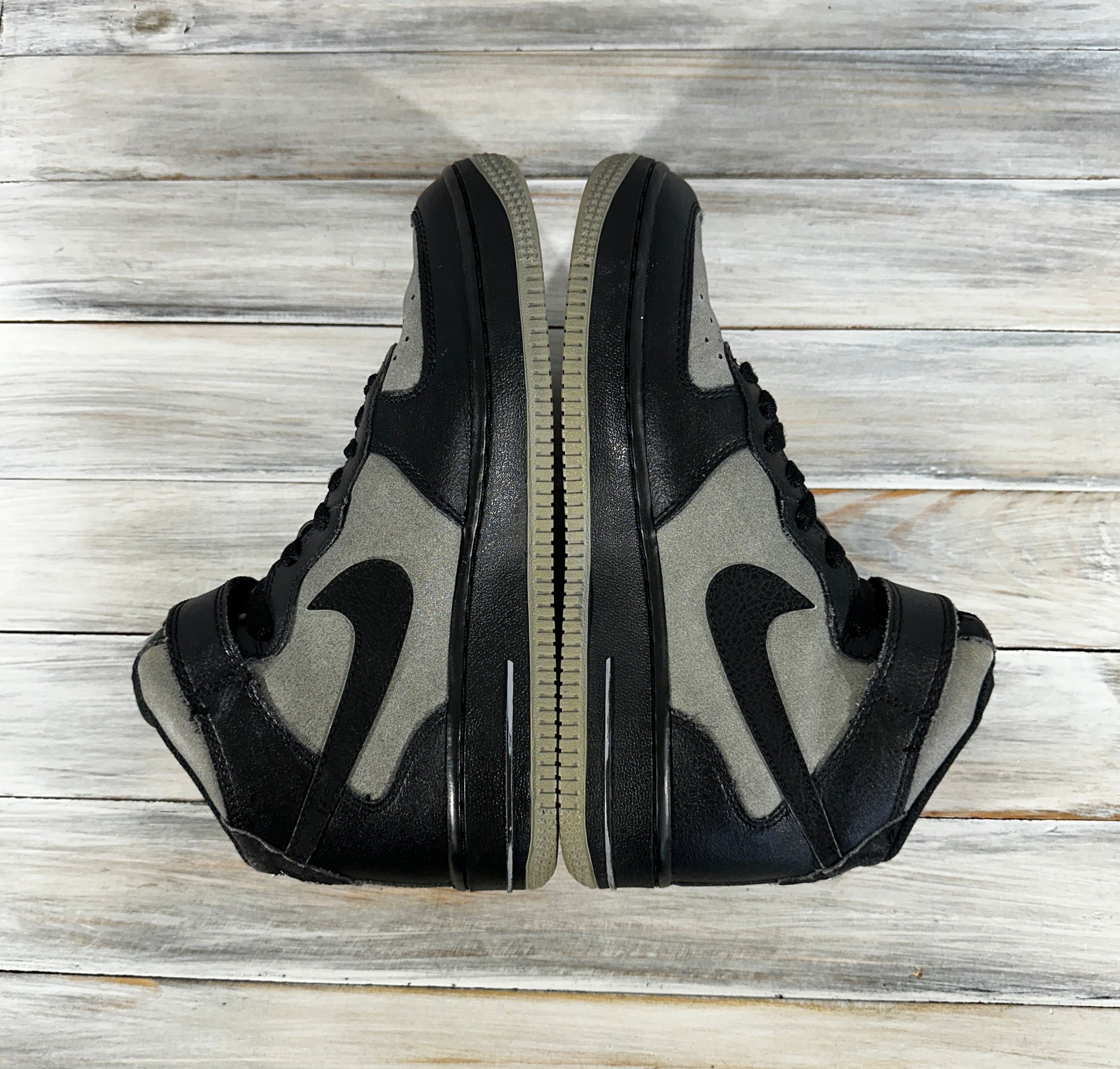 Nike Nike Air Force 1 Mid GS Black Stealth Young Unisex Sneakers Size US 5.5 / EU 38 - 7 Thumbnail