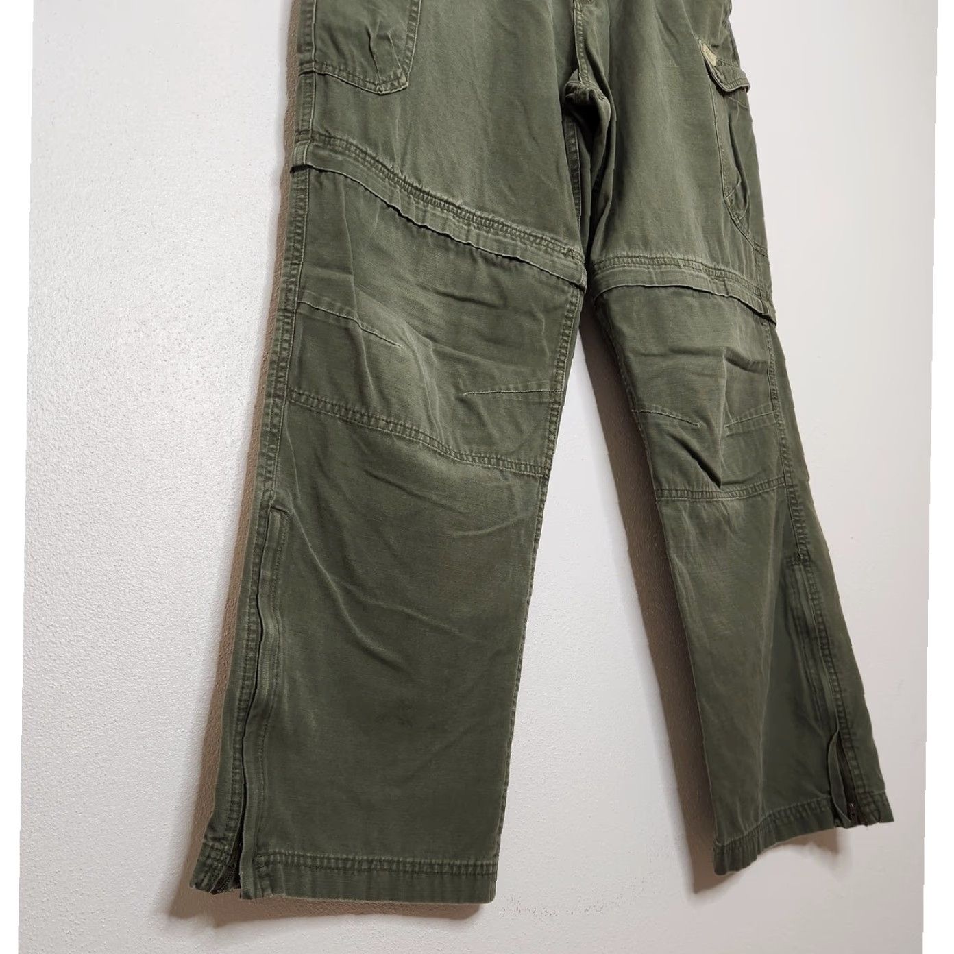 Vintage VINTAGE Gander Mountain Cargo Pants Green 33x32 Cargo Men Adult 90s Army Size US 33 - 3 Thumbnail