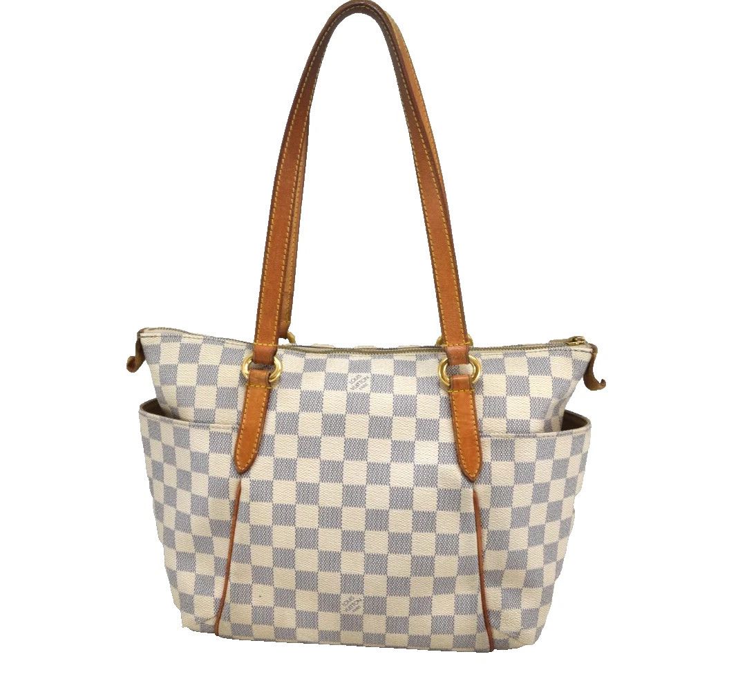 Louis Vuitton Auth Louis Vuitton Totally PM Tote Bag Azur Canvas N51261 Size ONE SIZE - 3 Thumbnail