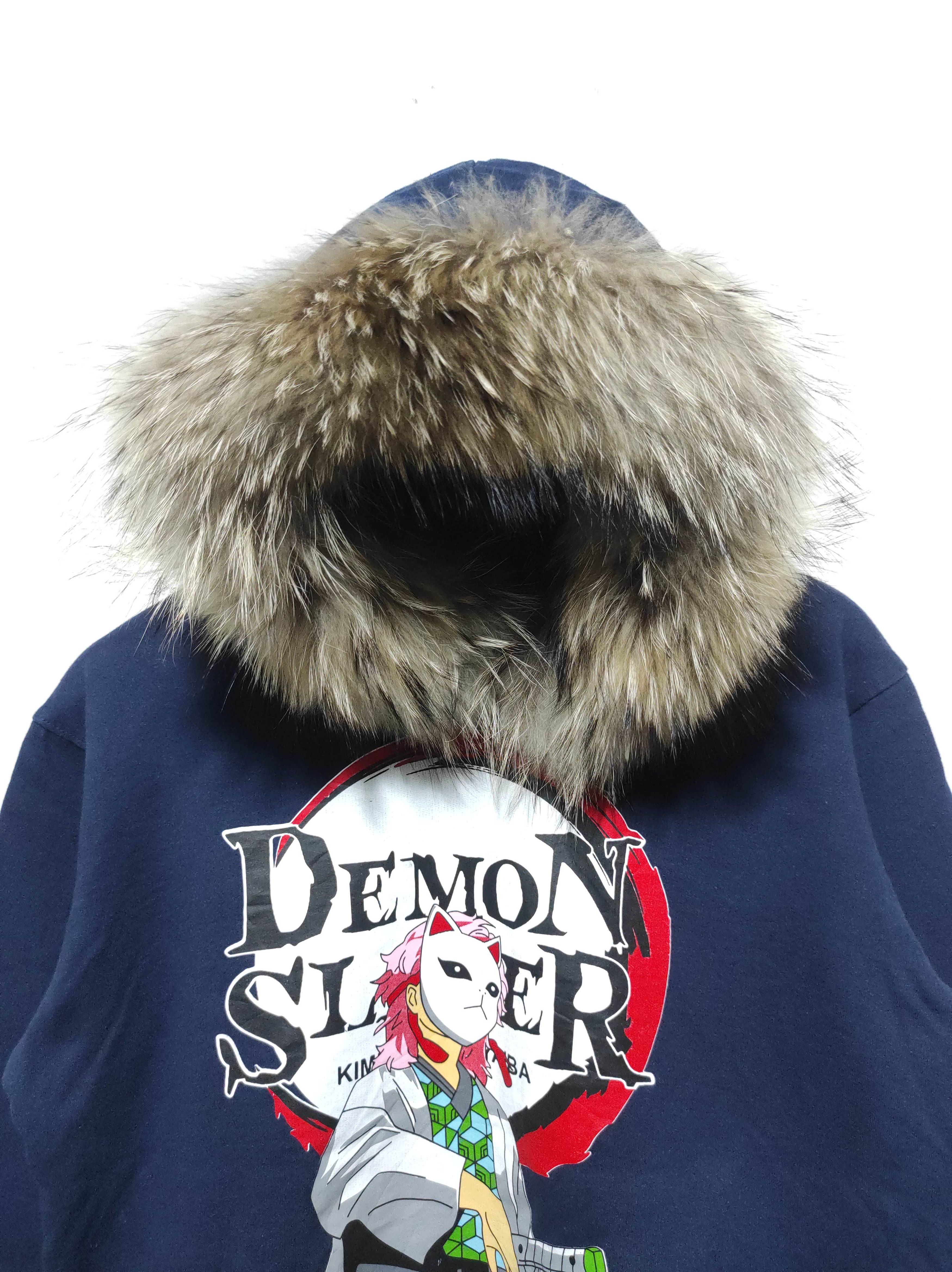Anime Demon Slayer Fur Hoodie LGB IfSixWasNine style Size US XXS / EU 40 - 3 Thumbnail
