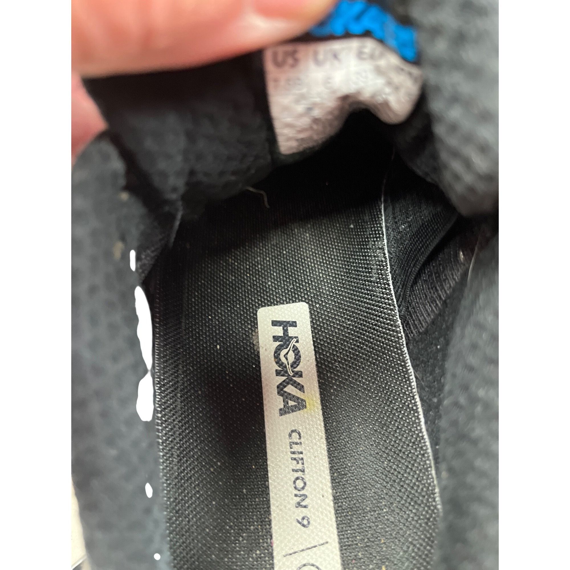 Hoka Hoka Clifton 9 wms black running walking sneakers sz 7.5B SK Size US 7.5 / IT 37.5 - 7 Thumbnail