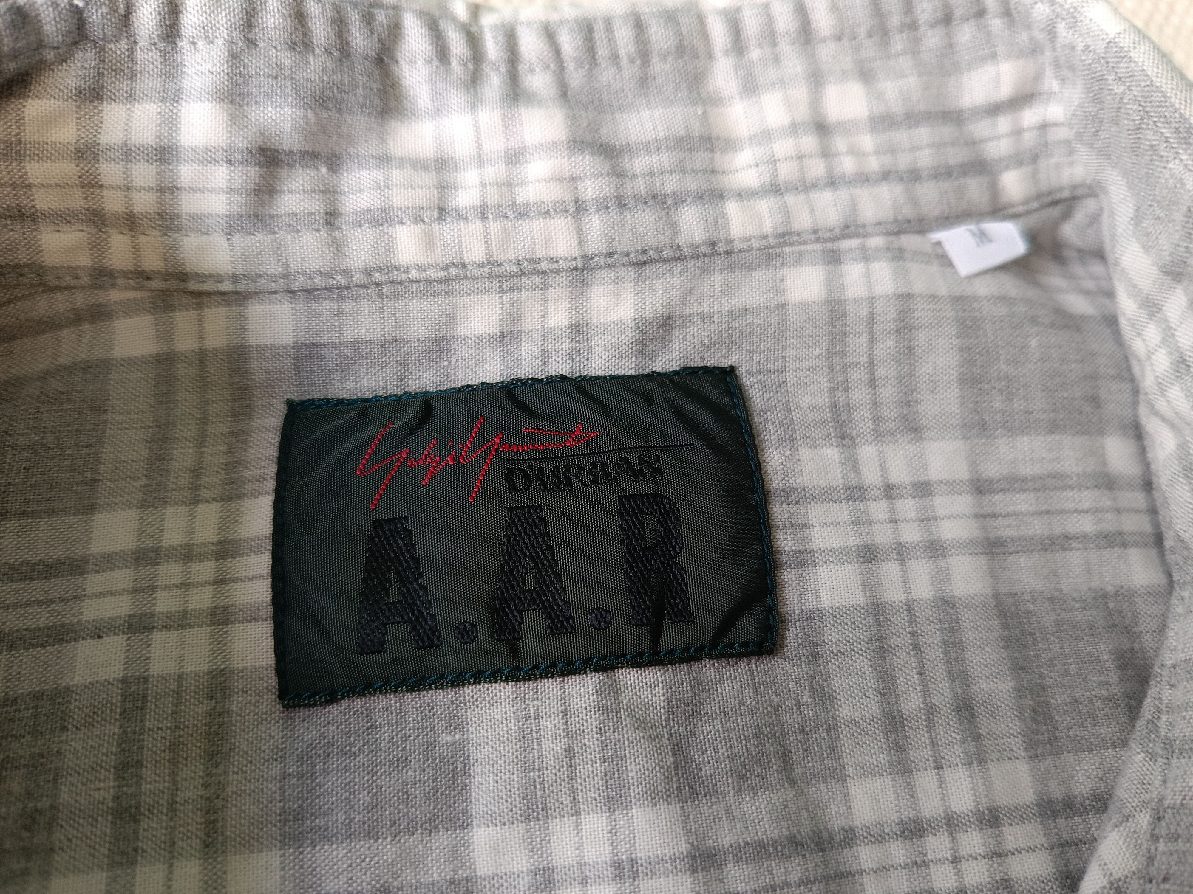 Yohji Yamamoto A.A.R Yohji Yamamoto D'urban Japan plaid check shirt Size US M / EU 48-50 / 2 - 2 Thumbnail