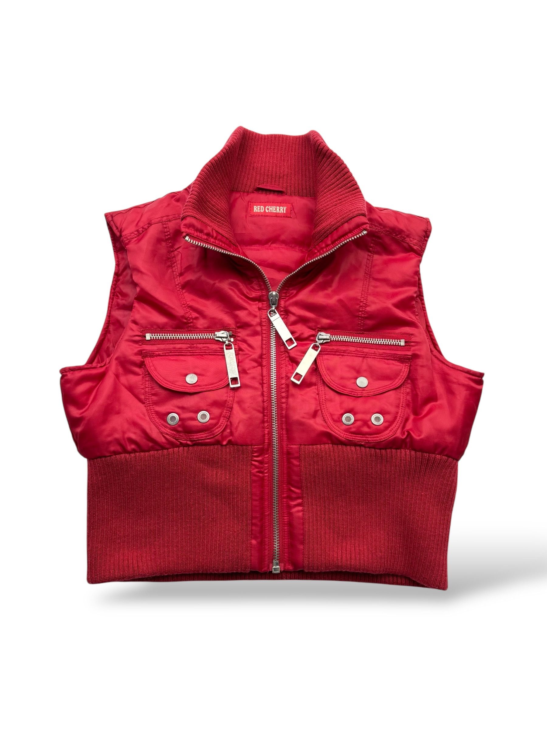 Japanese Brand Vintage Vest With Zip Pockets W16(V9) Size S / US 4 / IT 40 - 1 Thumbnail
