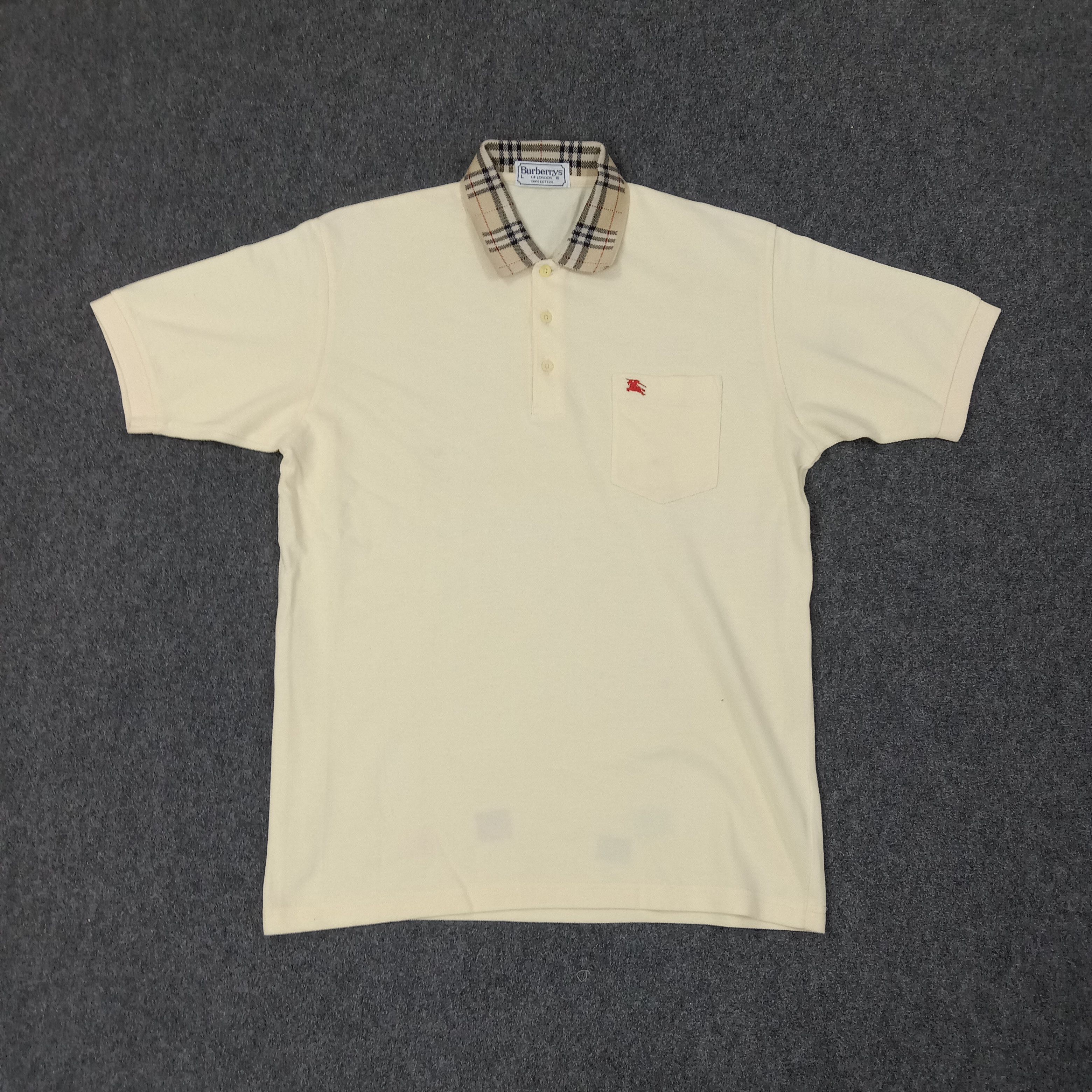 Burberry Burberry Nova Check Designer Brand Polos C239N34 Size US XL / EU 56 / 4 - 1 Thumbnail