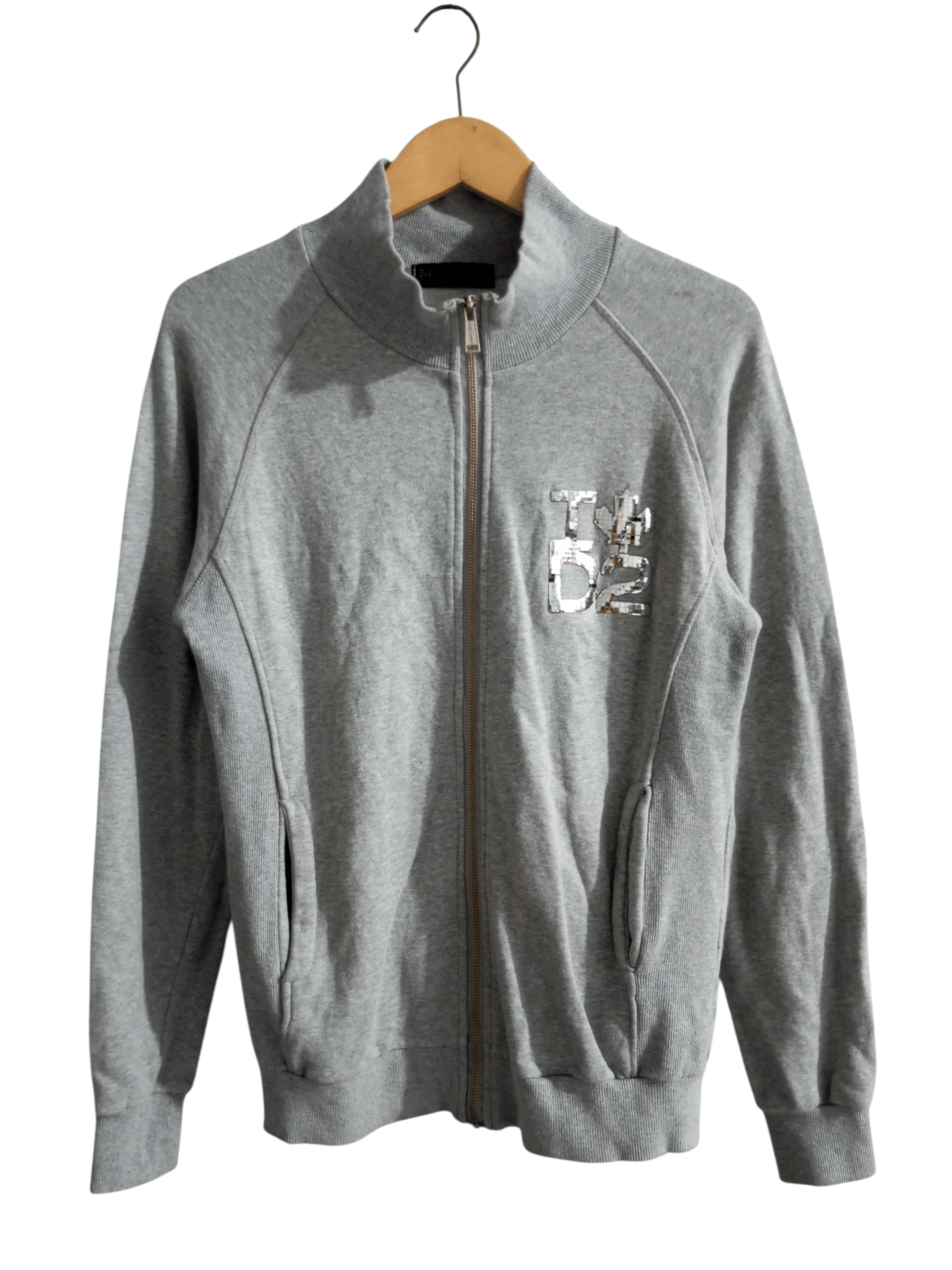 Dsquared2 Dsquared2 silver logo zipper sweatshirt Size US M / EU 48-50 / 2 - 2 Thumbnail