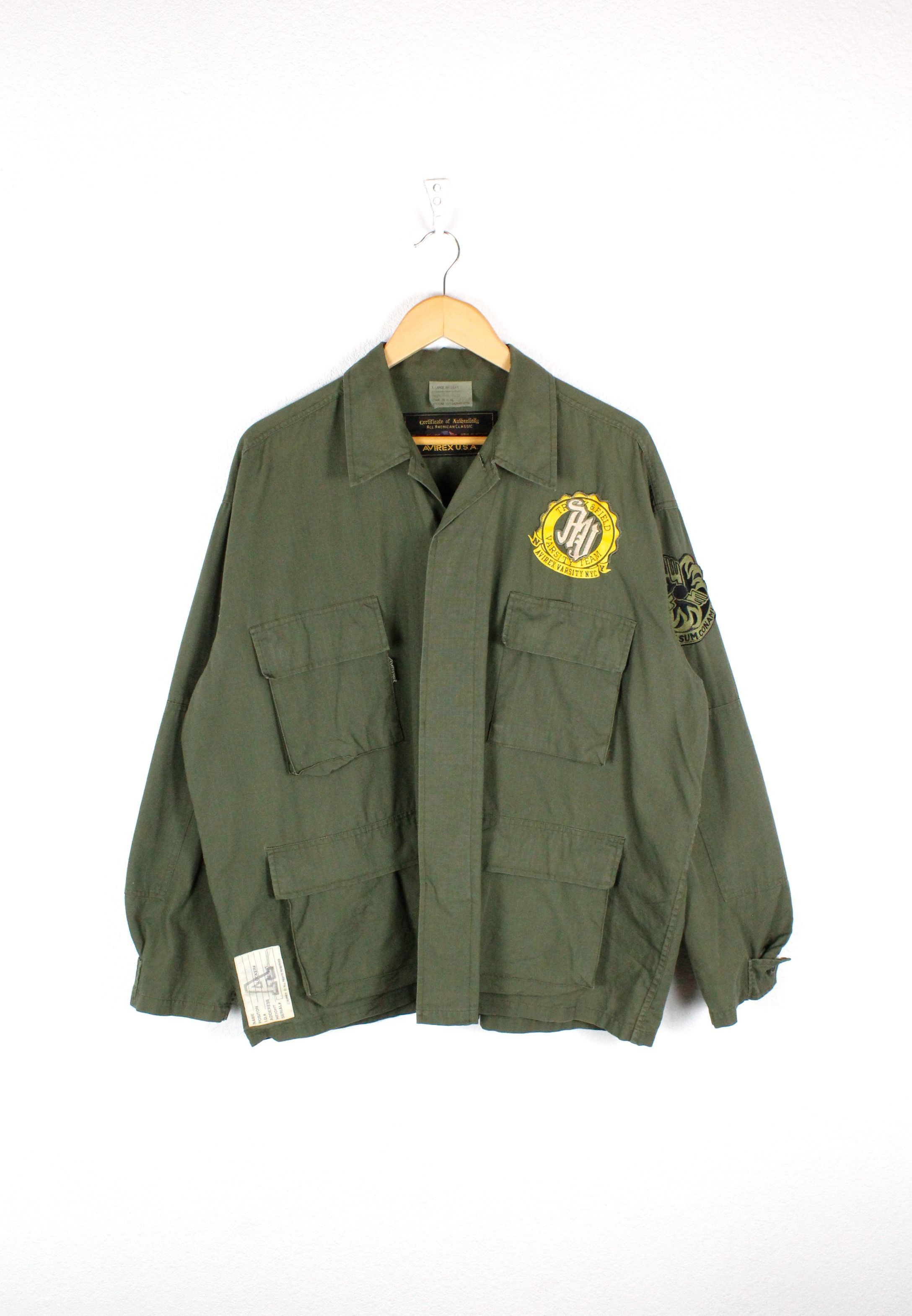 Avirex Vintage Avirex Varsity Track Field Flight M-65 Jacket 90s Size US L / EU 52-54 / 3 - 1 Thumbnail