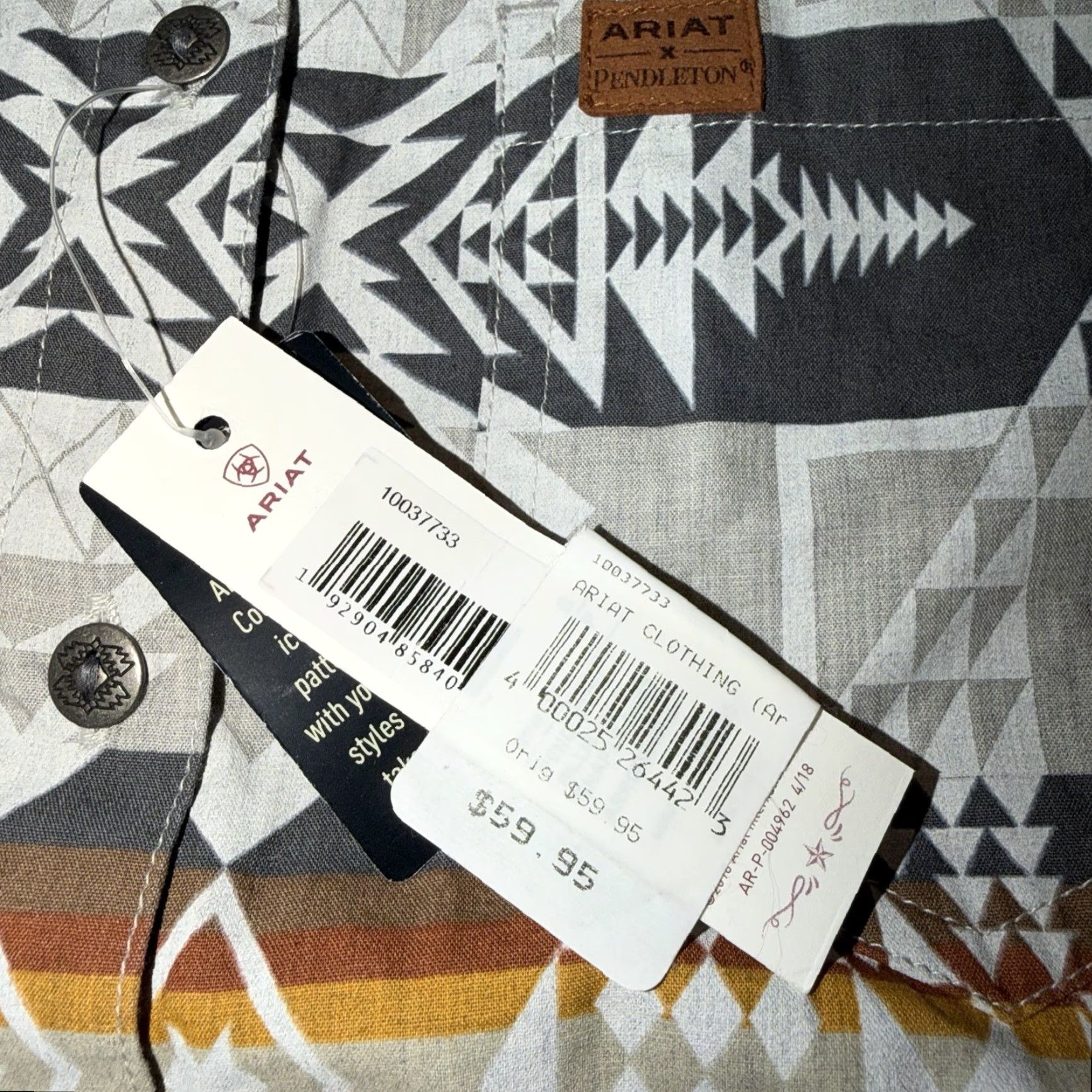 Ariat ARIAT Billie Jean X PENDLETON Long Sleeve Shirt Women’s Small New Size S / US 4 / IT 40 - 3 Thumbnail