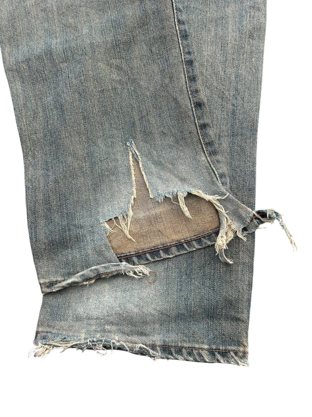 Japanese Brand × Kapital × Vintage Rusty Edwin Vintage Distressed Denim Jeans Size US 32 / EU 48 - 9 Thumbnail