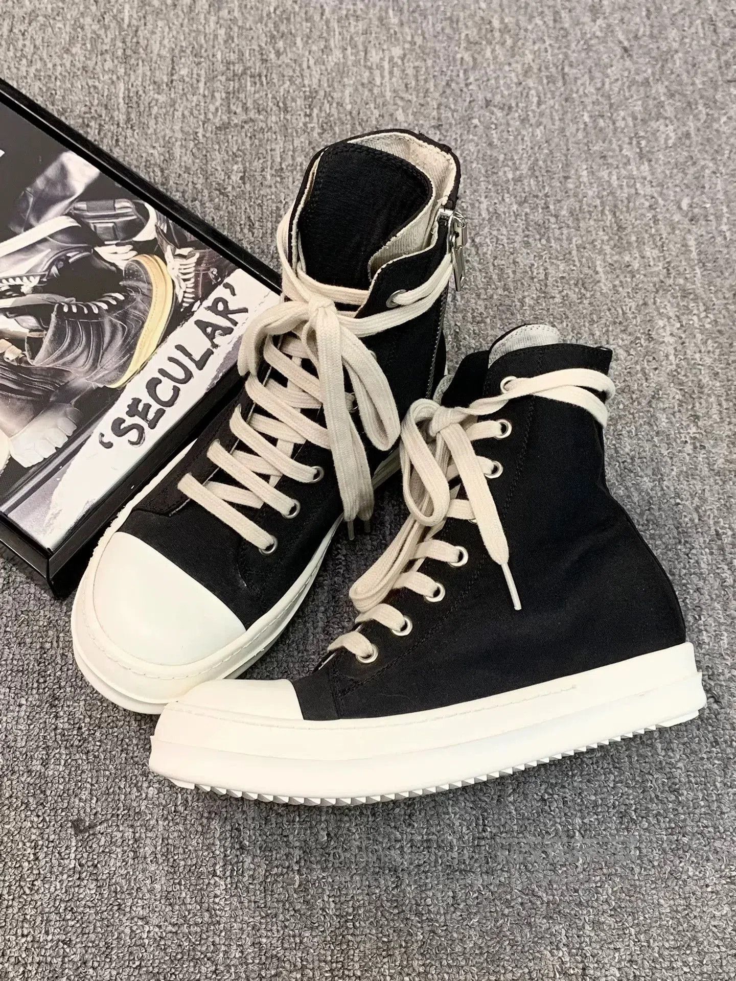 Rick Owens Drkshdw rick owens high. Size US 5.5 / IT 35.5 - 1 Thumbnail