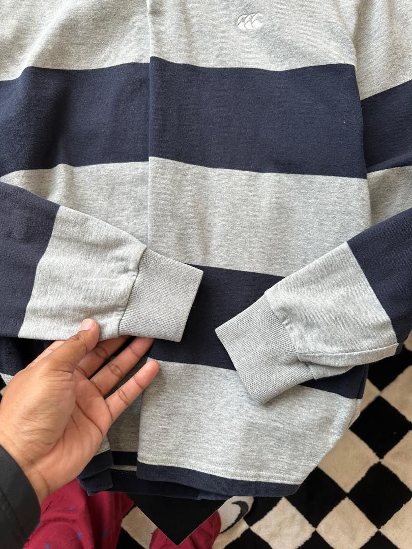 Canterbury of New Zealand × Other × Vintage CANTERBURY STRIPE RUGBY SHIRT Size US M / EU 48-50 / 2 - 3 Thumbnail
