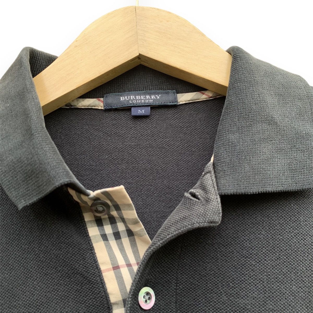 Burberry × Vintage Vintage burberry nova check polo Size US M / EU 48-50 / 2 - 2 Thumbnail
