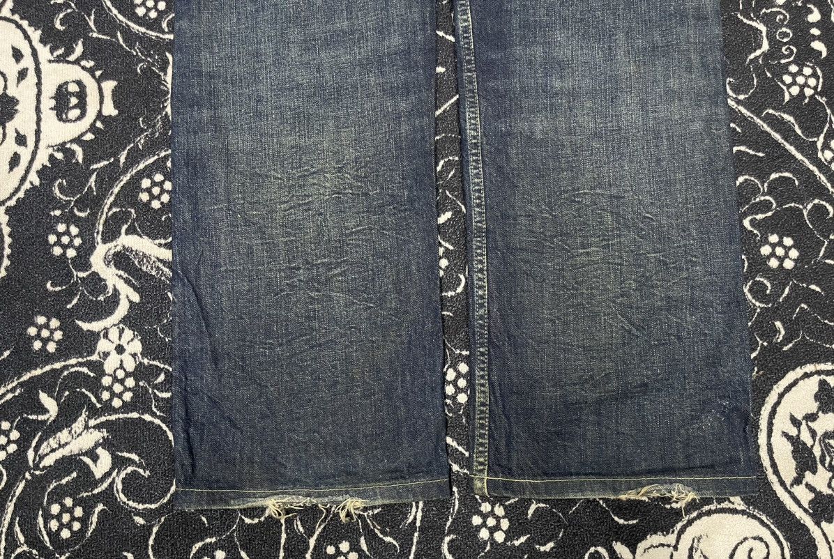 Japanese Brand 2000s PJC RALPH LAUREN DISTRESSED JEANS Size US 30 / EU 46 - 16 Thumbnail