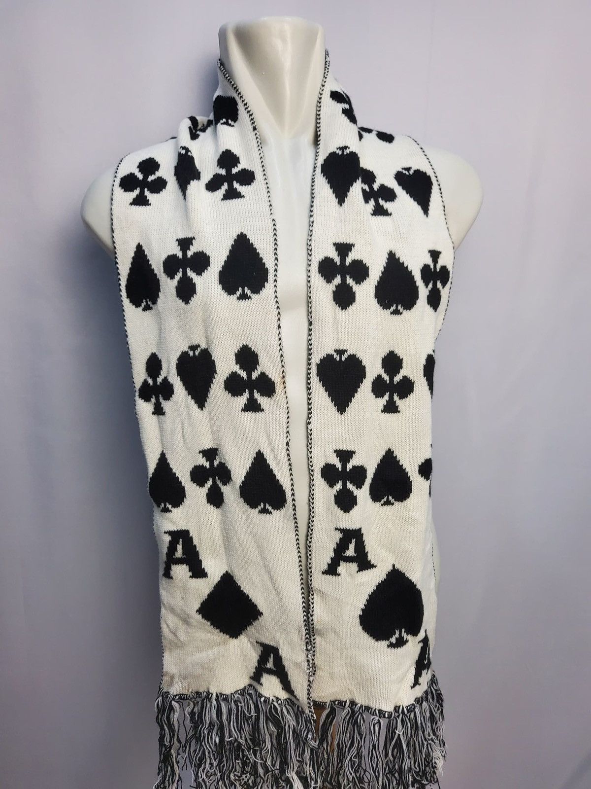 If Six Was Nine × Japanese Brand ACE OF SPADE Scarf Muffler neckwear Size ONE SIZE - 3 Thumbnail