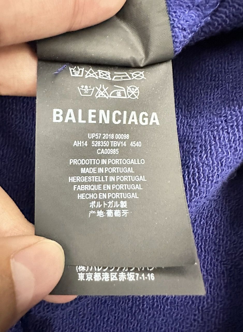 Balenciaga Balenciaga AW17 Bernie Sanders Logo Hoodie Sz. L Size US L / EU 52-54 / 3 - 5 Thumbnail