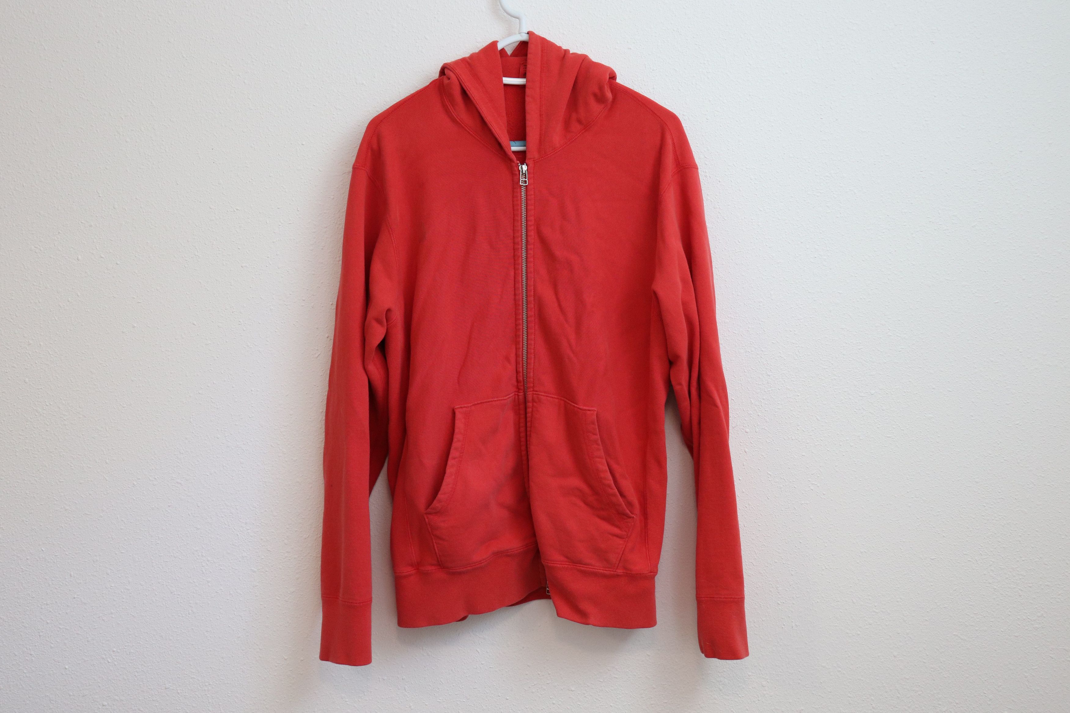 Red Terry Hoodie