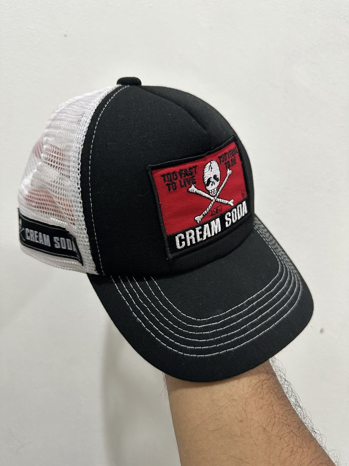 Japanese Brand Cream Soda Trucker Hat Size ONE SIZE - 1 Thumbnail