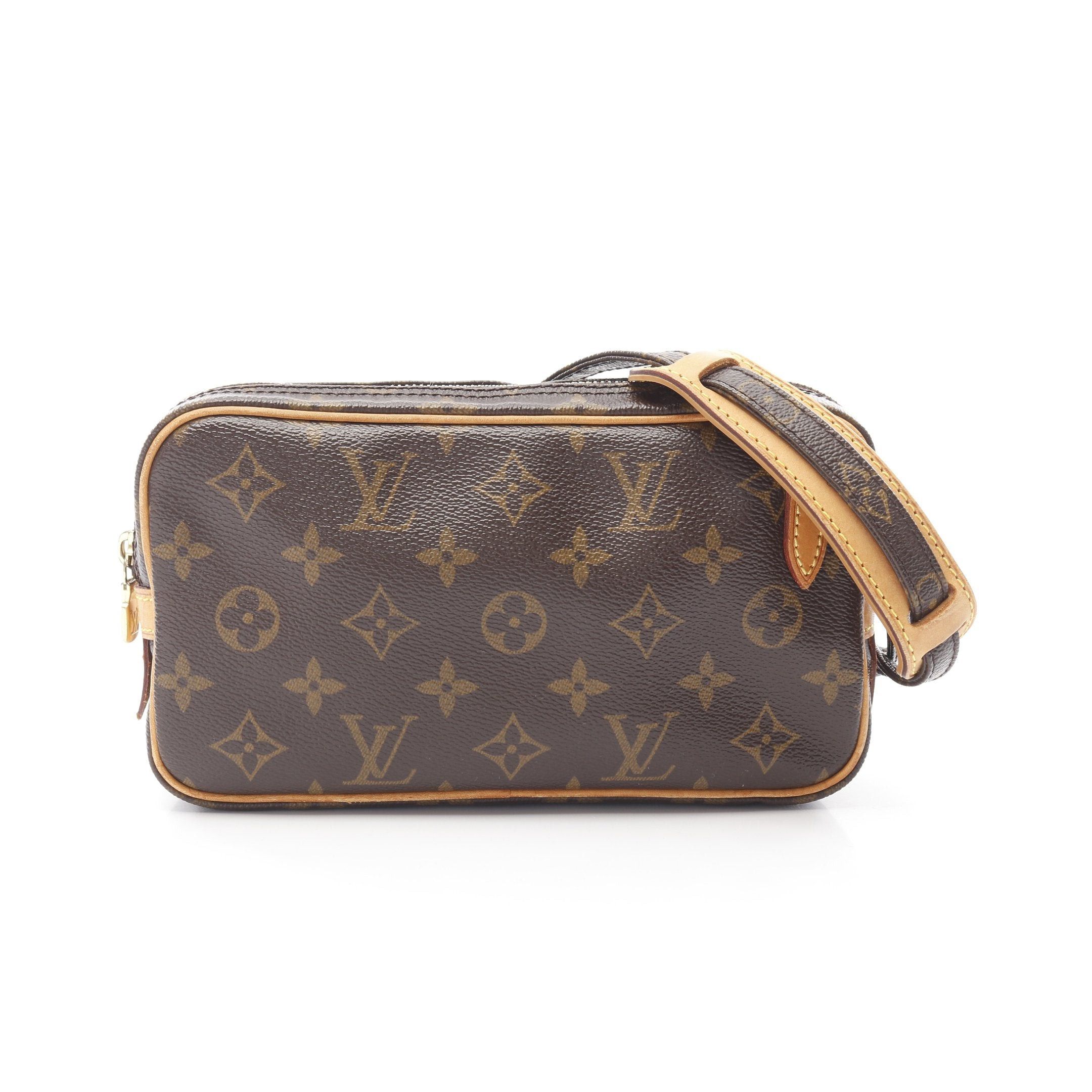 Louis Vuitton Louis Vuitton Marly Monogram Shoulder Bag Leather Brown Size ONE SIZE - 1 Thumbnail