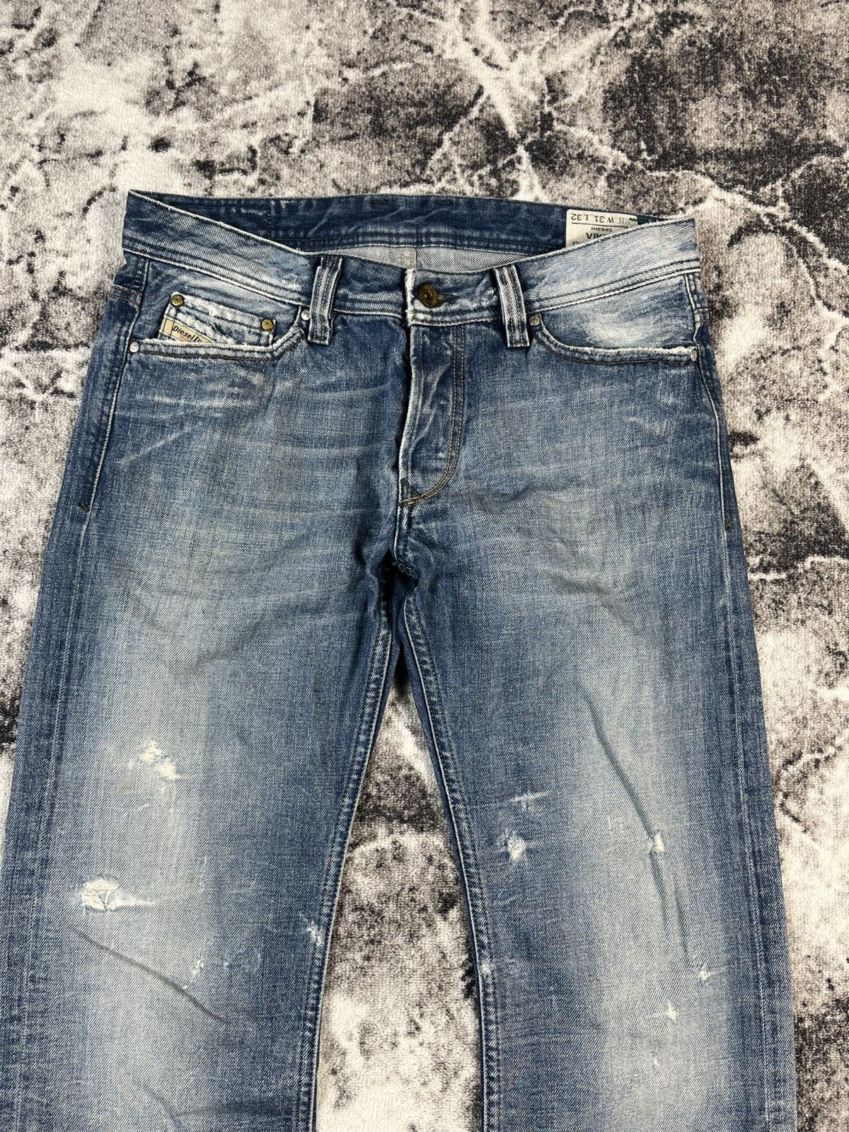 Diesel Diesel Viker Dragon Jeans Vintage Distressed Italy 31 Size US 31 - 4 Thumbnail