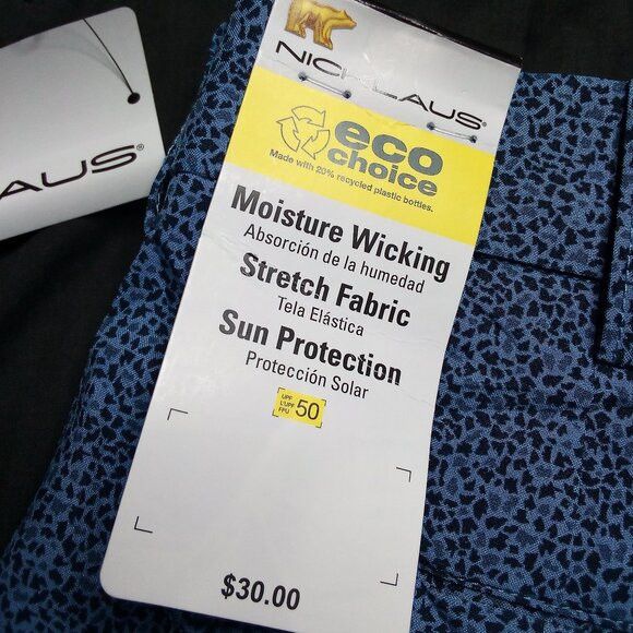 Other NWT Nicklaus Eco Choice Moisture Wicking Golf Shorts Size US 30 / EU 46 - 6 Thumbnail