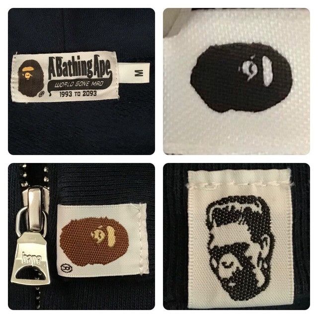 Bape BAPE Blue camo x navy shark full zip hoodie a bathing ape Size US M / EU 48-50 / 2 - 8 Thumbnail