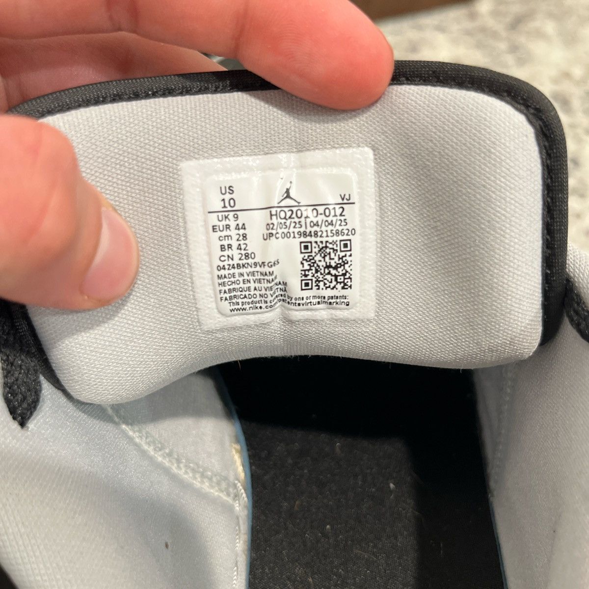 Nike jordan 1 lows black and grey Size US 10 / EU 43 - 4 Thumbnail