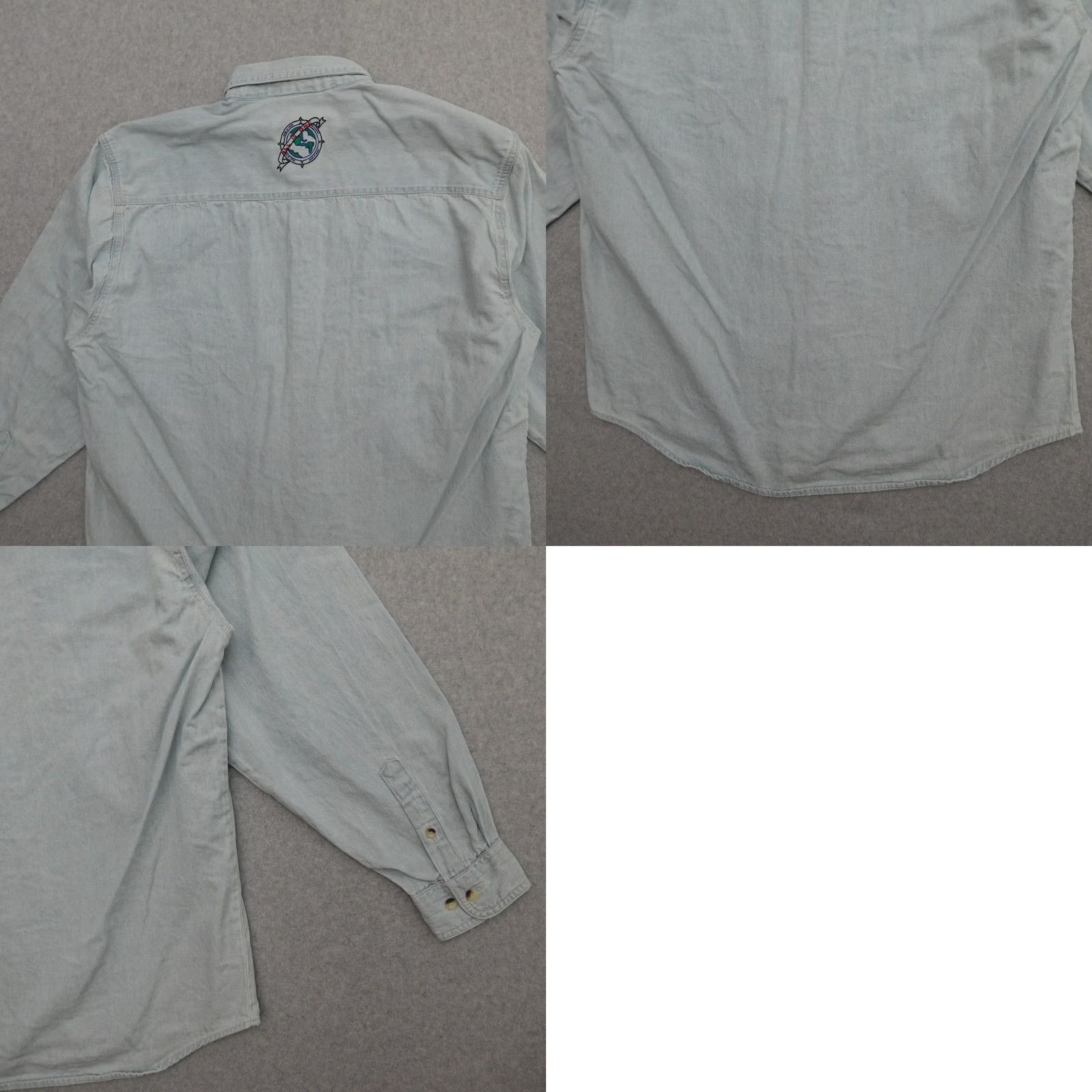 Hard Rock Cafe Vintage Hard Rock Cafe Shirt Denims Long Sleeve Button-Up Small Adult Blue 90s Mens Slim Regular XS-27 23X27 Size US S / EU 44-46 / 1 - 9 Thumbnail
