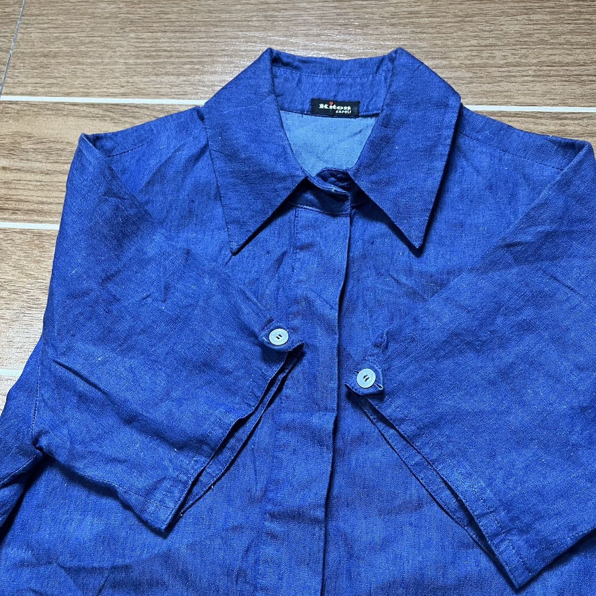 Kiton Kiton Napoli Denim Dress Size S / US 4 / IT 40 - 9 Thumbnail