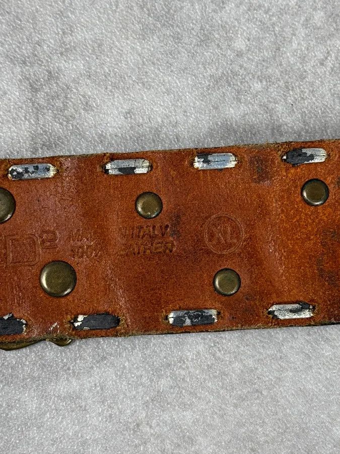 Dsquared2 Dsquared2 Brown Indian Details Leather & Copper Belt Size ONE SIZE - 10 Thumbnail