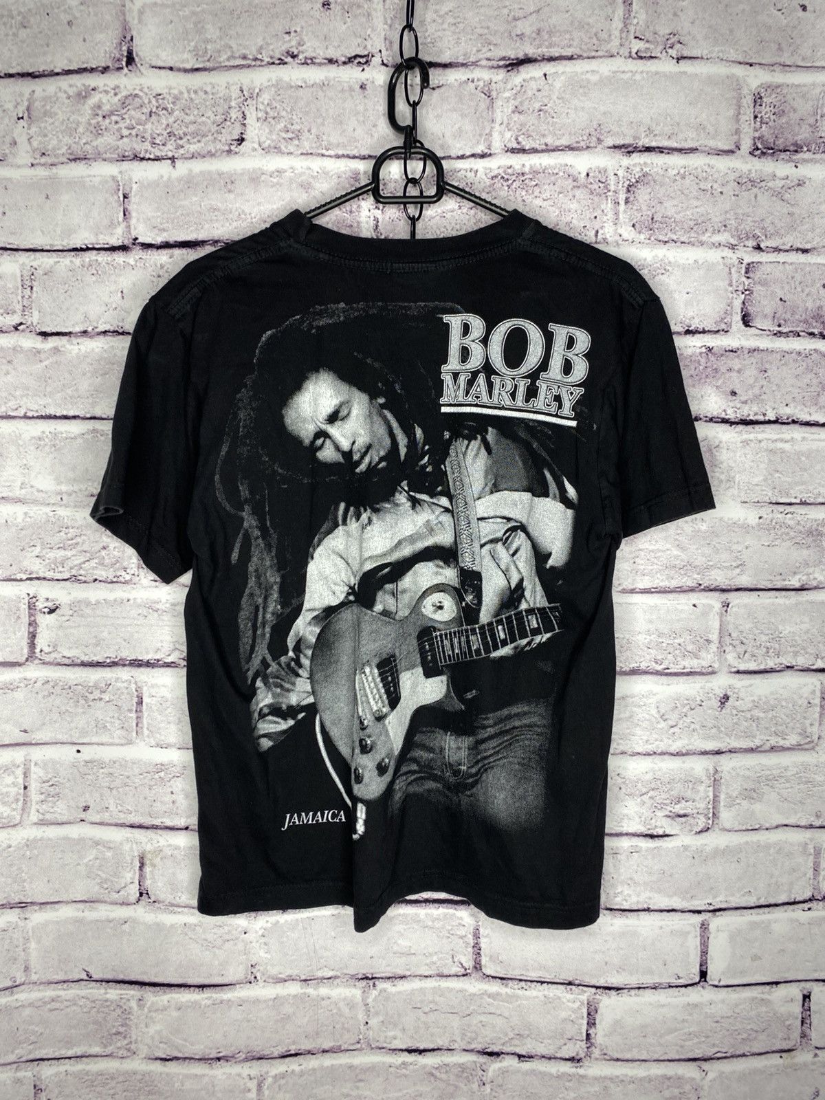 Bob Marley Men's Vintage T-Shirt 90s Bob Marley Rasta Rap Tee Size US M / EU 48-50 / 2 - 8 Thumbnail