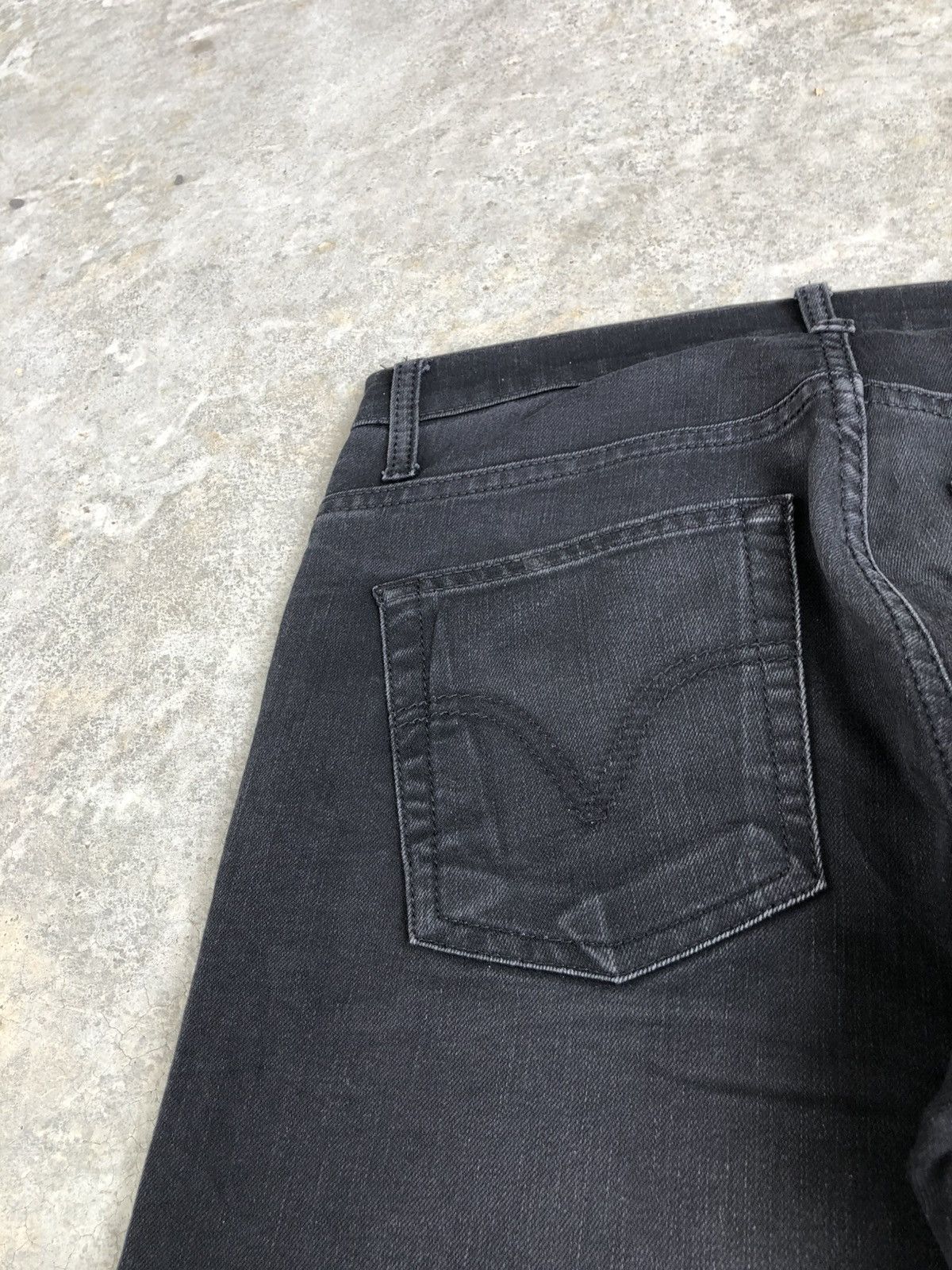 If Six Was Nine Y2k Levi’s Flared Jeans Distressed Denim 507 Size US 32 / EU 48 - 15 Thumbnail