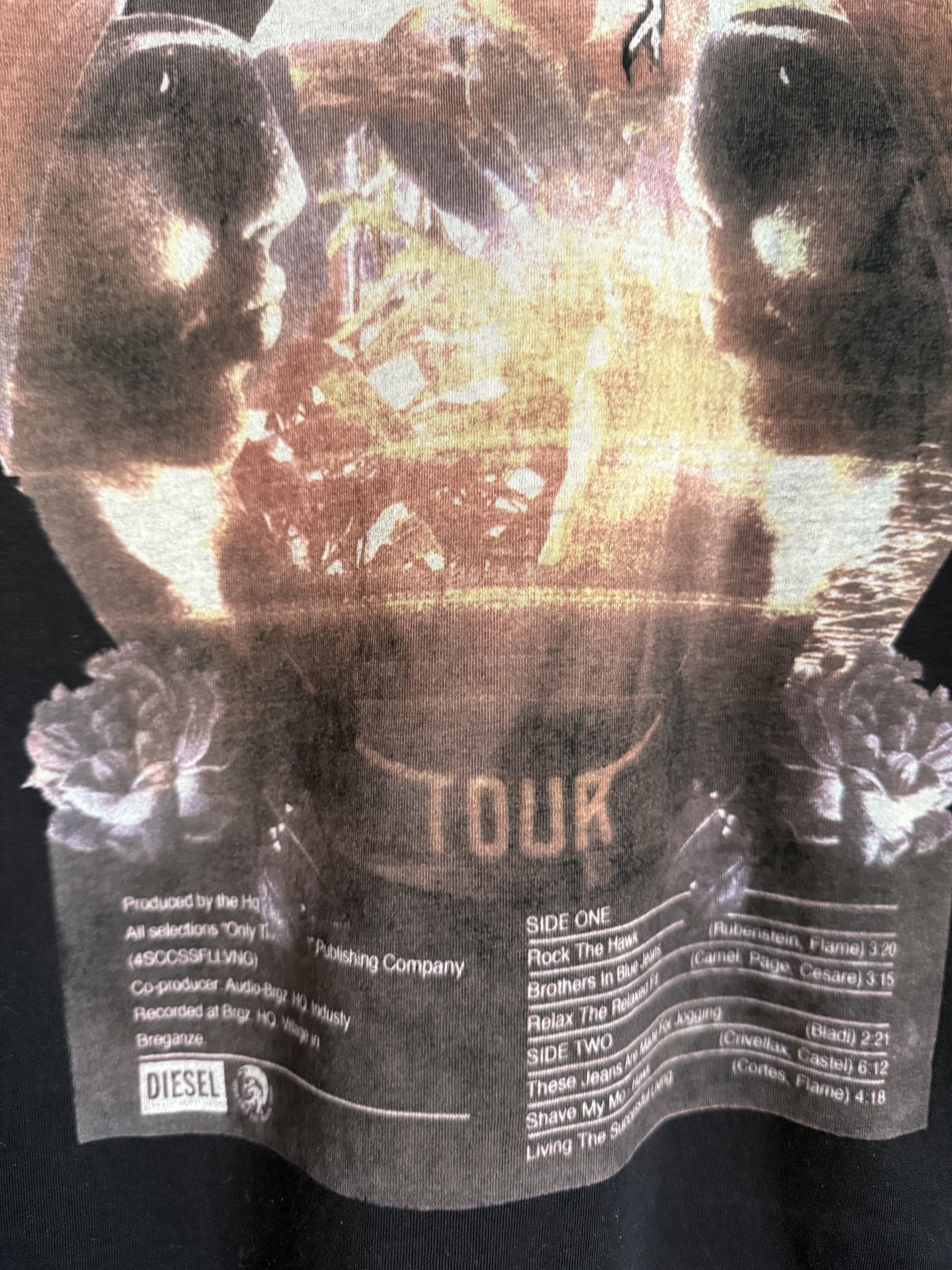 Diesel Diesel rave tour y2k avantgarde t-shirt Size US M / EU 48-50 / 2 - 4 Thumbnail