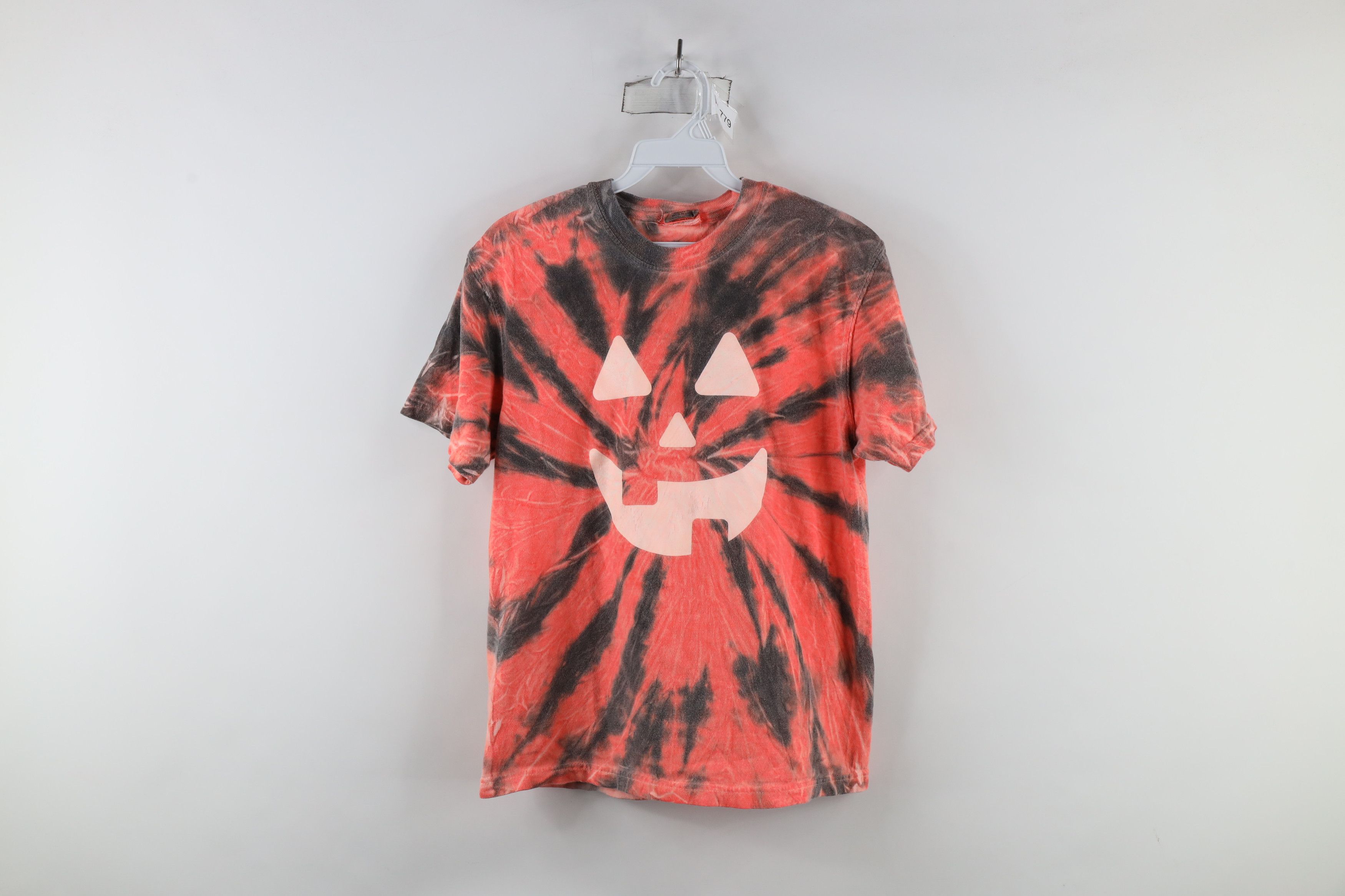Vintage Vintage 90s Dye Halloween Pumpkin Ghost Be Kind T-Shirt USA Size M / US 6-8 / IT 42-44 - 1 Thumbnail
