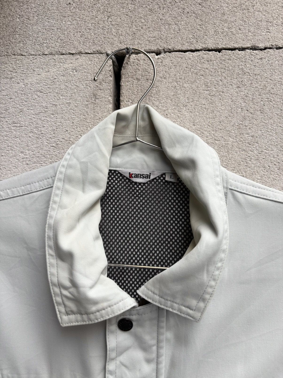 Kansai Yamamoto Thrashed KANSAI YAMAMOTO ZIP JACKET Distressed ERD Grunge Size US L / EU 52-54 / 3 - 3 Thumbnail