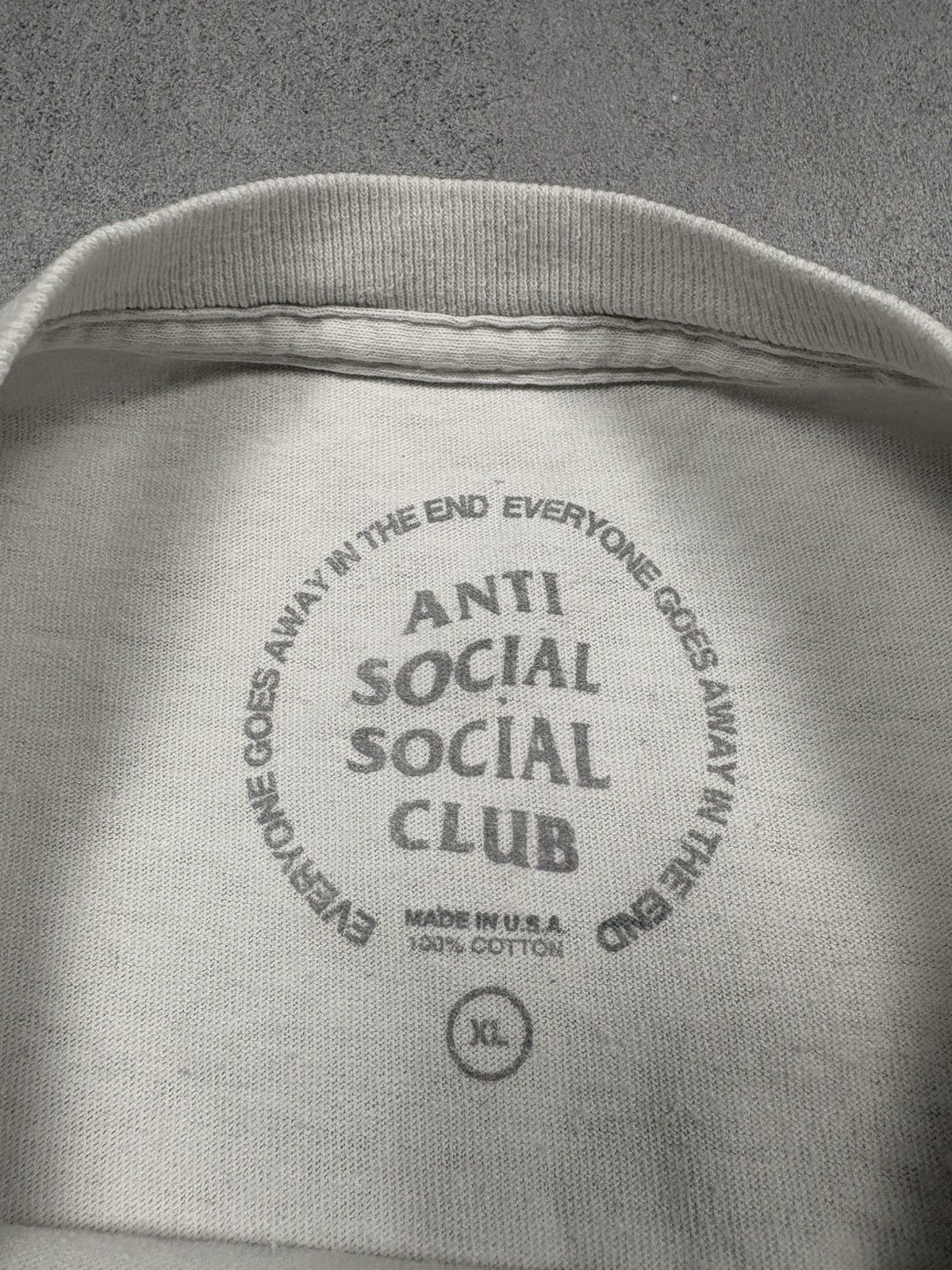 Anti Social Social Club Anti Social Social Club Logo T-Shirt ASSC White XL Size US XL / EU 56 / 4 - 10 Thumbnail