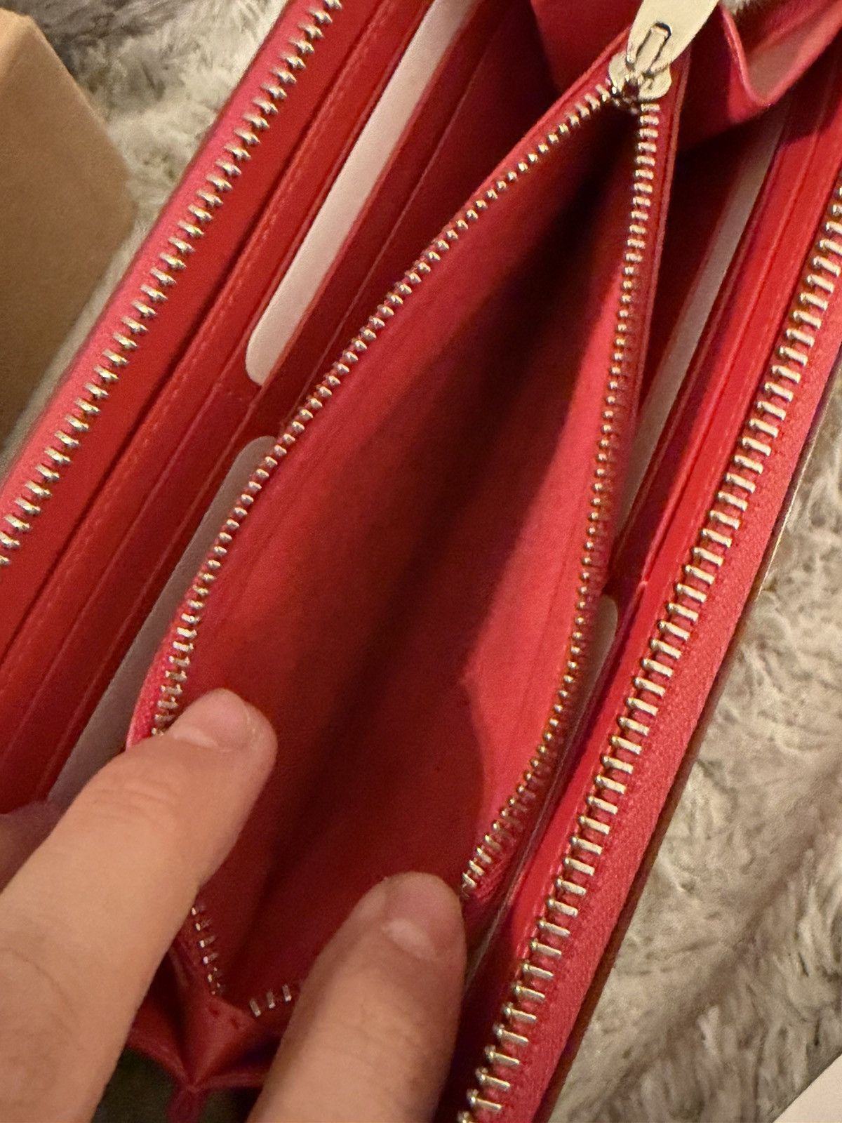 Christian Louboutin Panettone wallet nv calf p/spikes rg Size ONE SIZE - 7 Thumbnail
