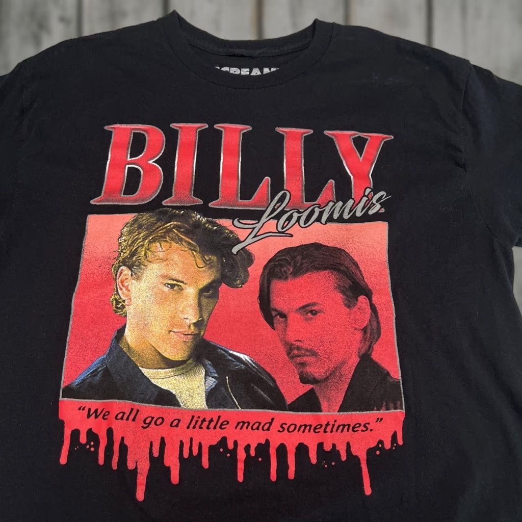 Vintage Scream Billy Loomis T-Shirt Unisex Adults Large Black Horror Cotton 2020s Size US L / EU 52-54 / 3 - 1 Thumbnail
