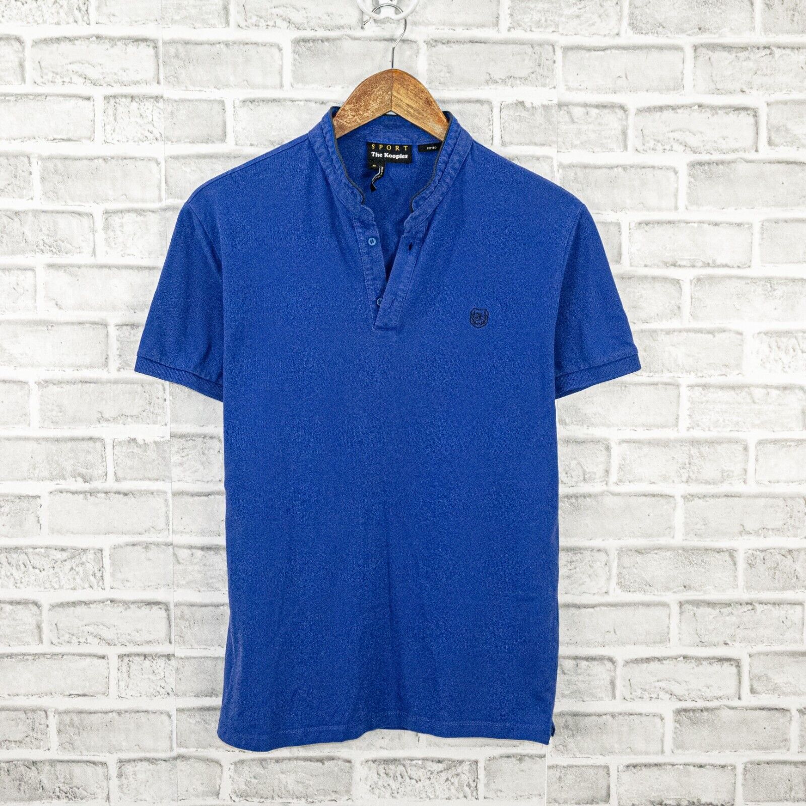 The Kooples The Kooples Sport Fitted Officer collar Polo Shirt in Blue Size US M / EU 48-50 / 2 - 1 Thumbnail