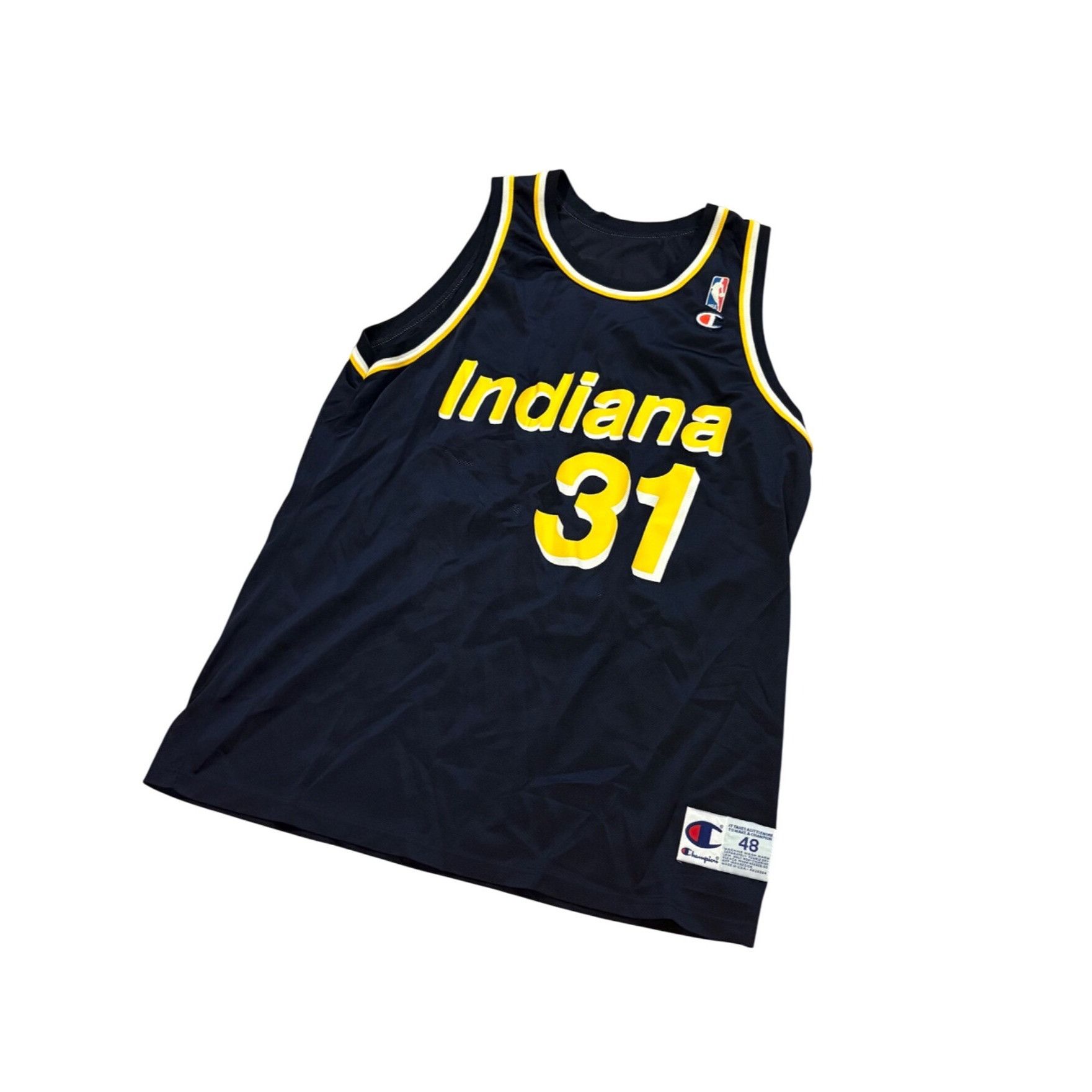 Champion Vintage 1990’s Indiana Pacers Reggie Miller #31 Champion NBA Size US XL / EU 56 / 4 - 4 Thumbnail