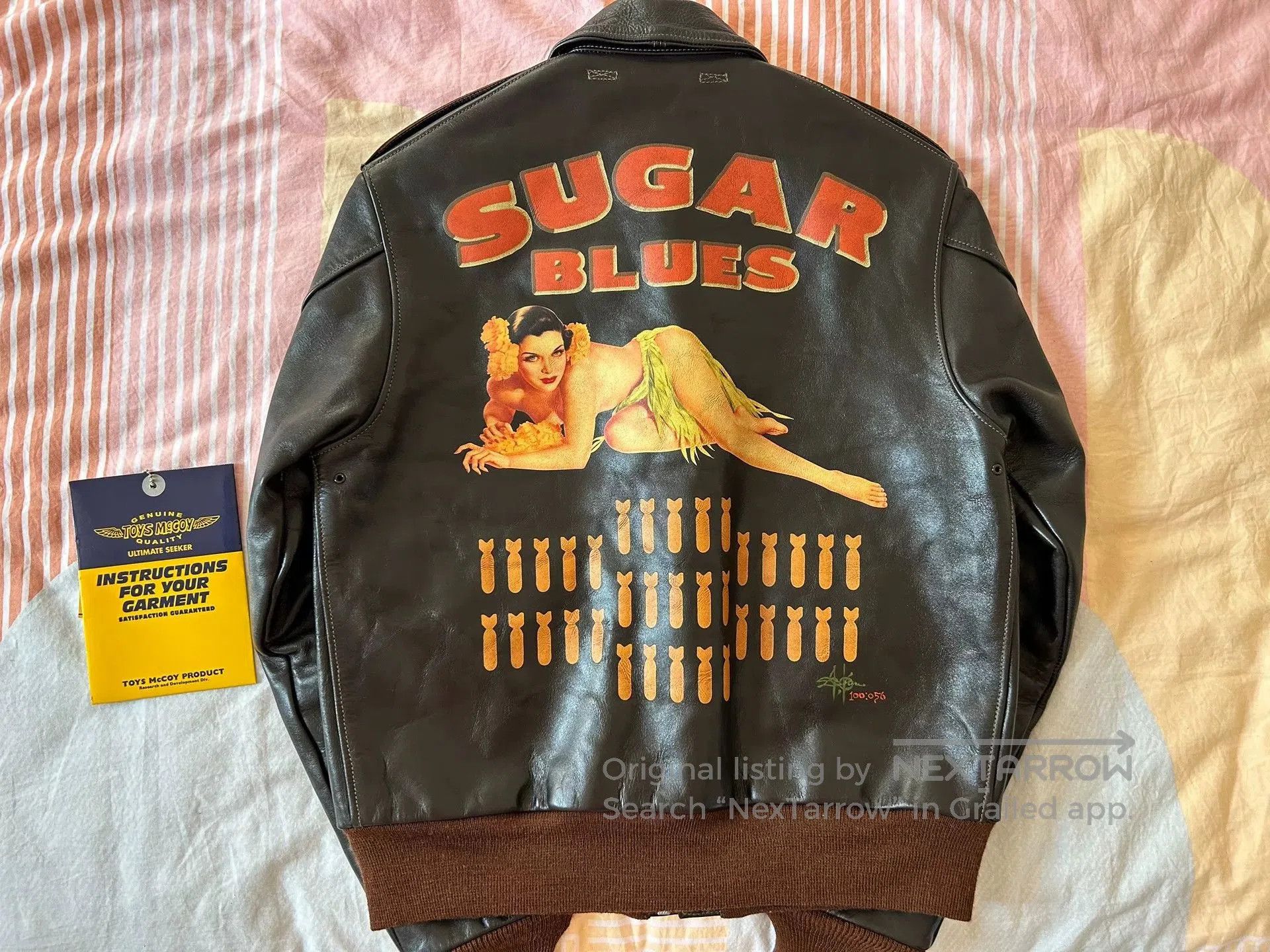 TOYS McCOY McCoy A2 Pilot Jacket in Leather. Size US S / EU 44-46 / 1 - 1 Thumbnail