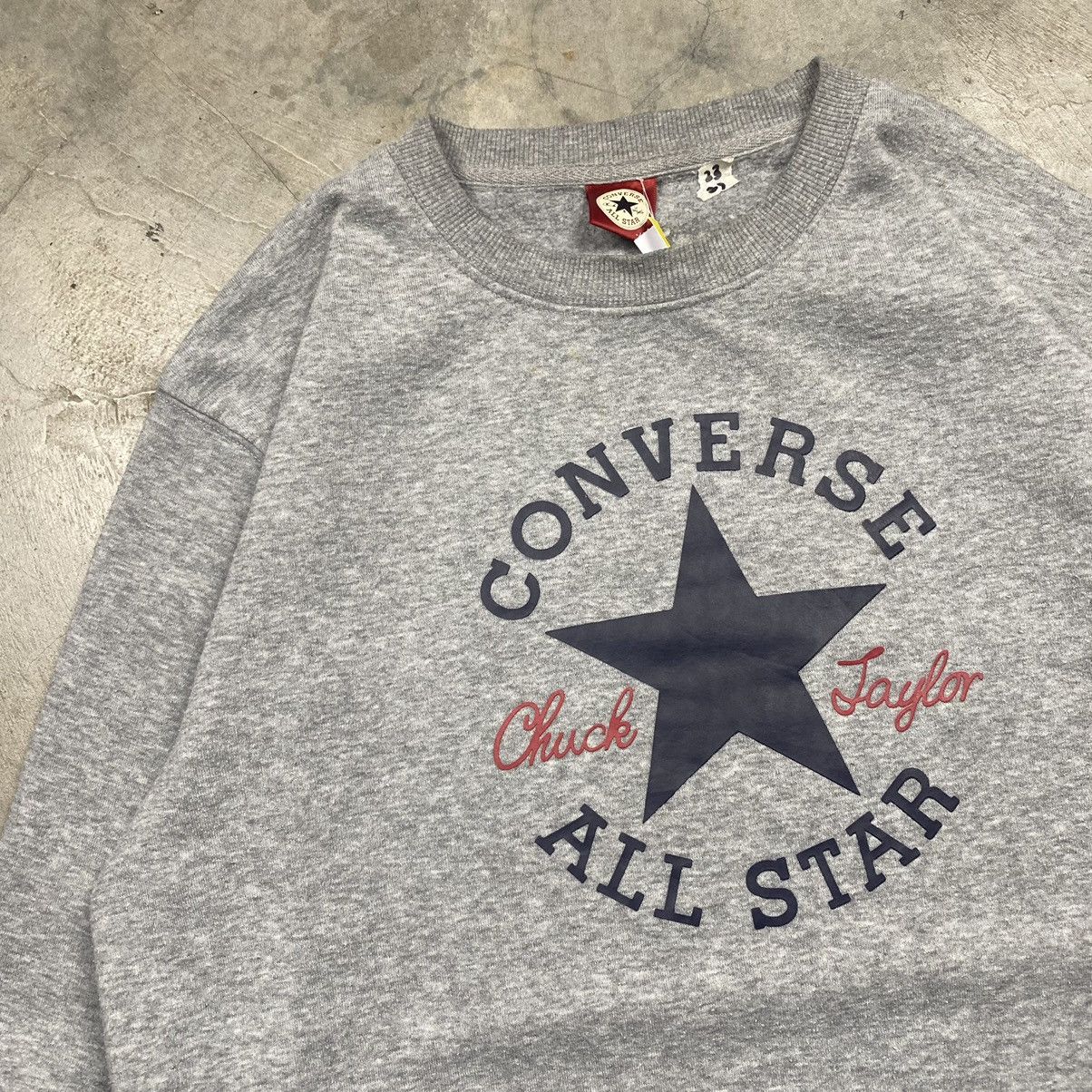 Converse × Vintage OG y2k Converse Chuck Taylor Crewneck Size US M / EU 48-50 / 2 - 2 Thumbnail