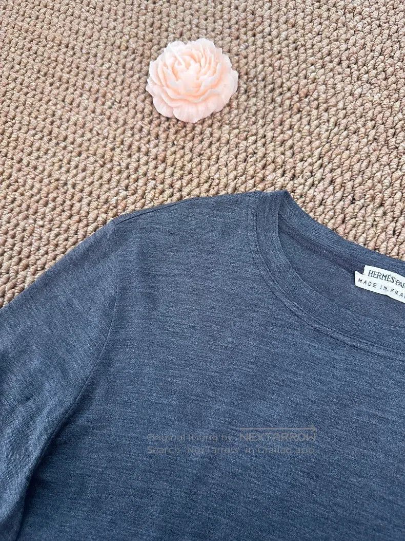 Hermes Hermes Margiela Era Round Neck Stretch Knit Long Shirt, De Size S / US 4 / IT 40 - 6 Thumbnail